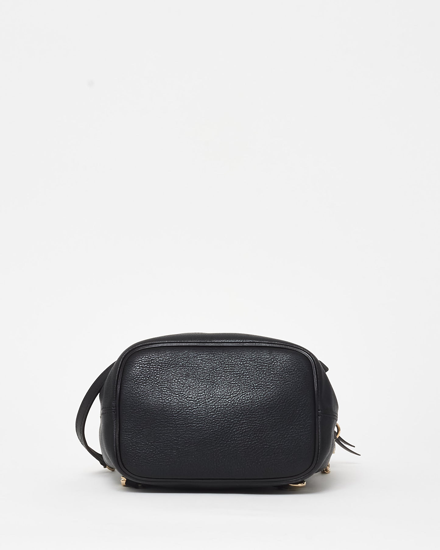 Chloé Black Suede 
Calfskin Small Faye Backpack