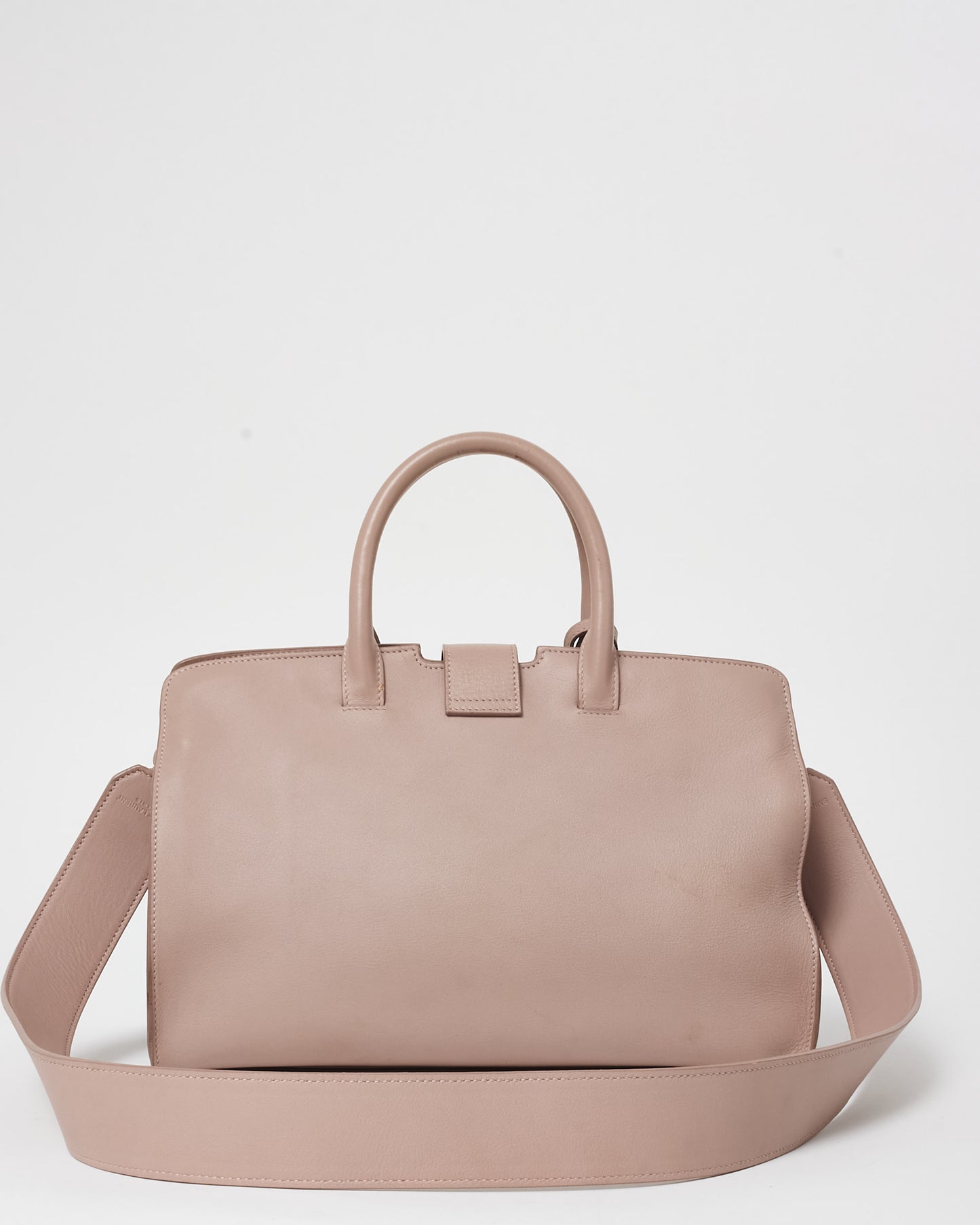 Saint Laurent Dusty Pink Leather Downtown Cabas Bag