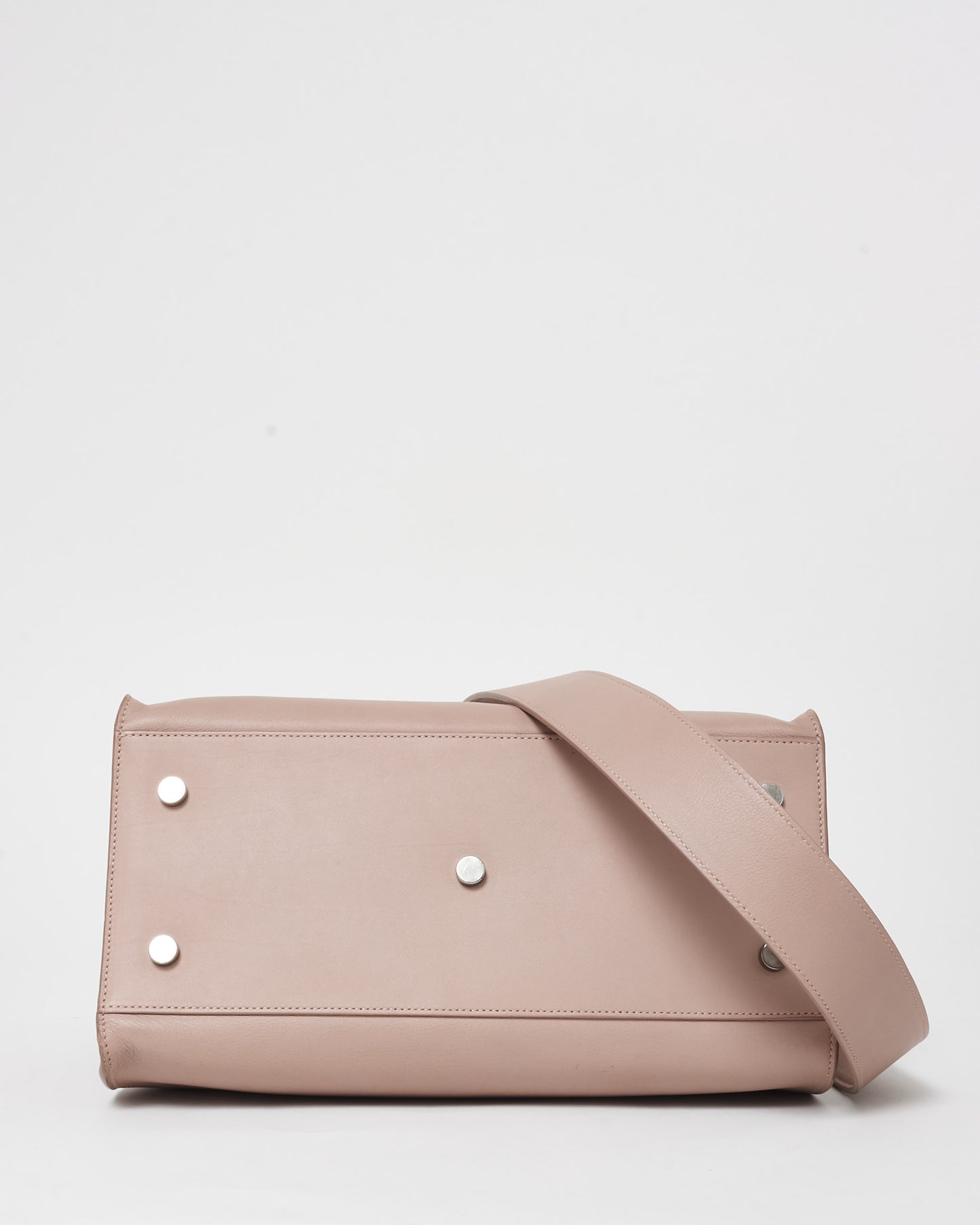 Saint Laurent Dusty Pink Leather Downtown Cabas Bag