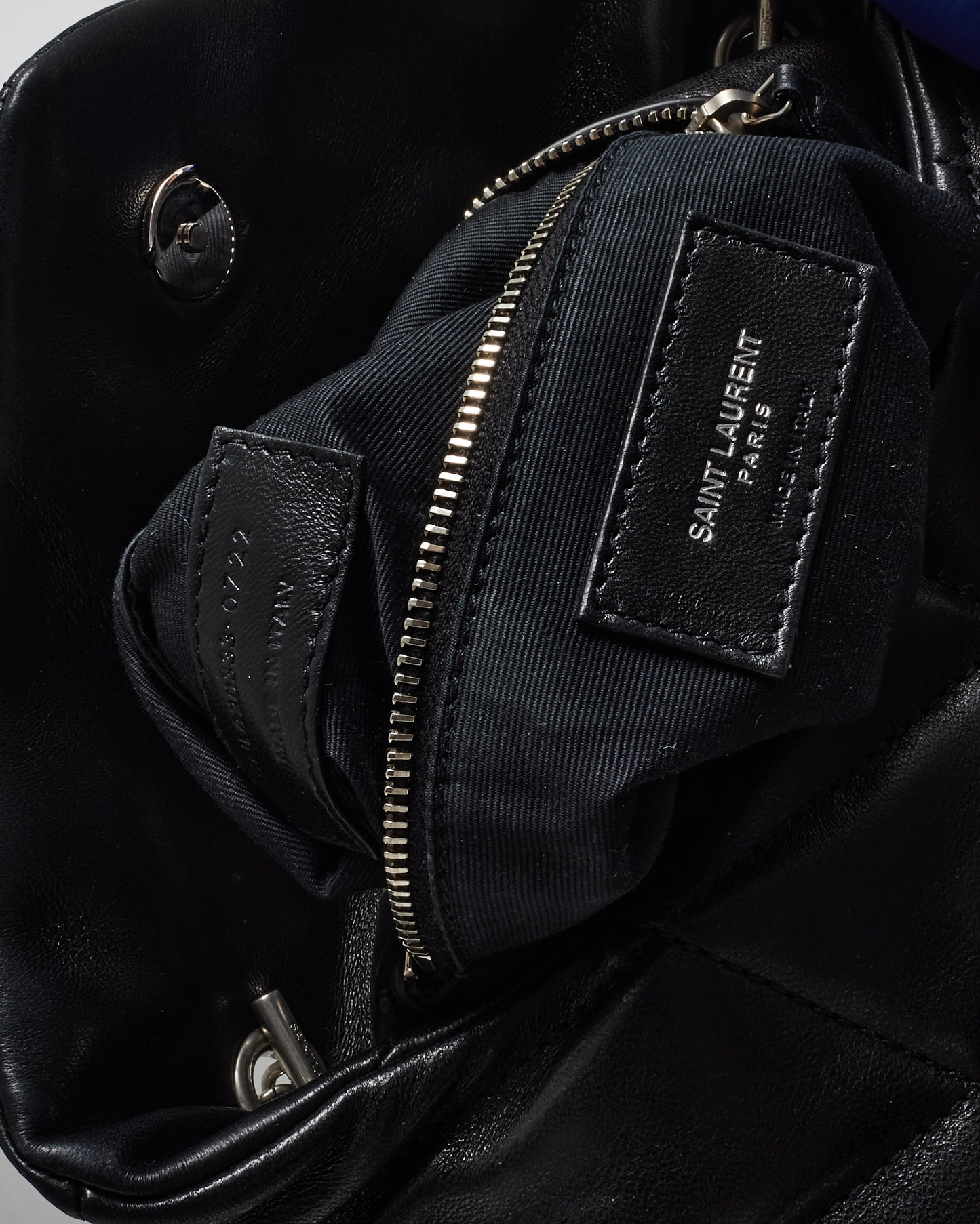 Saint Laurent Black Nappa Leather Toy Puffer Shoulder Bag