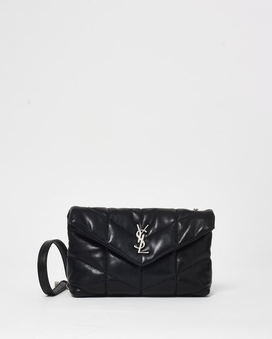 Saint Laurent Black Nappa Leather Toy Puffer Shoulder Bag