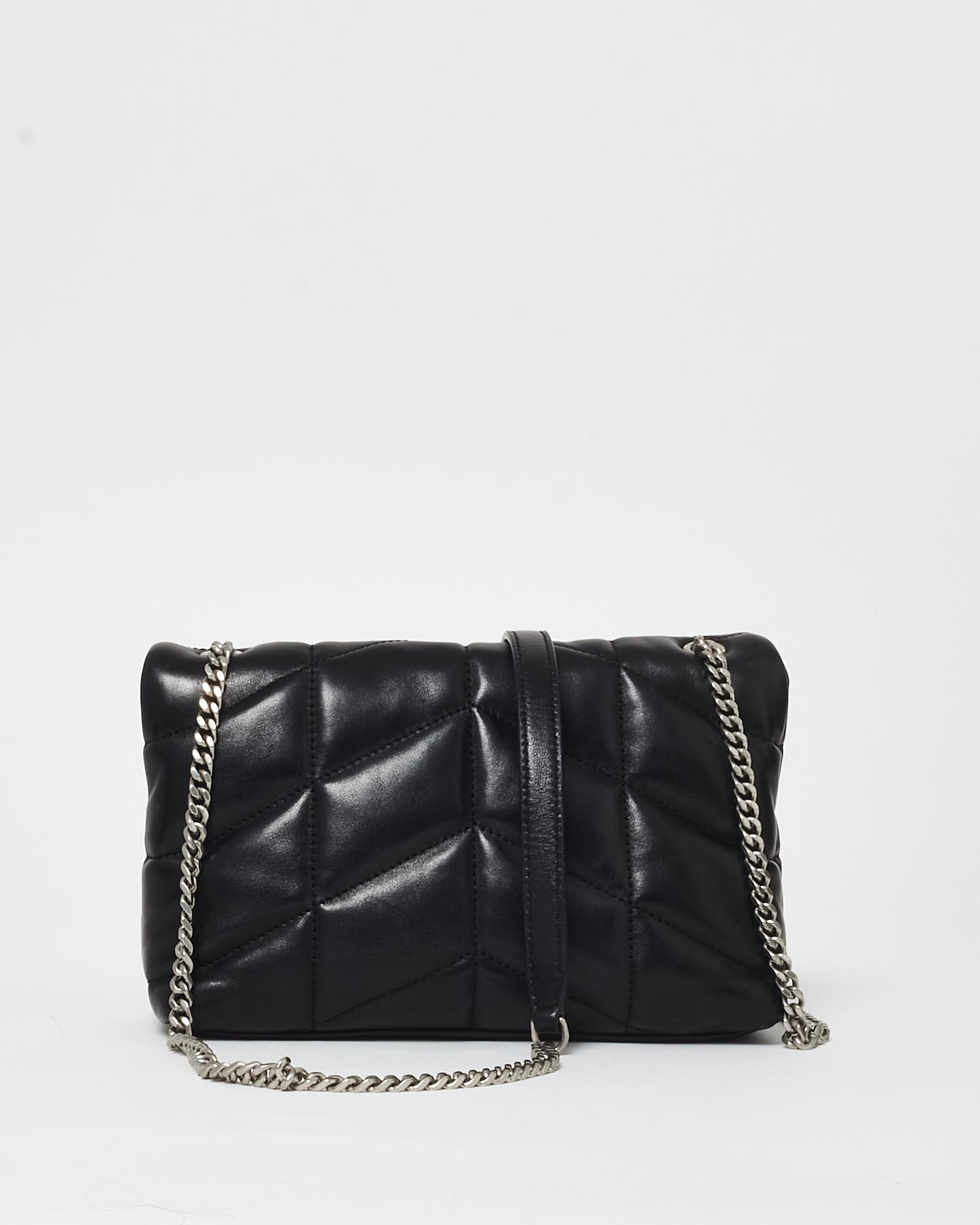 Saint Laurent Black Nappa Leather Toy Puffer Shoulder Bag