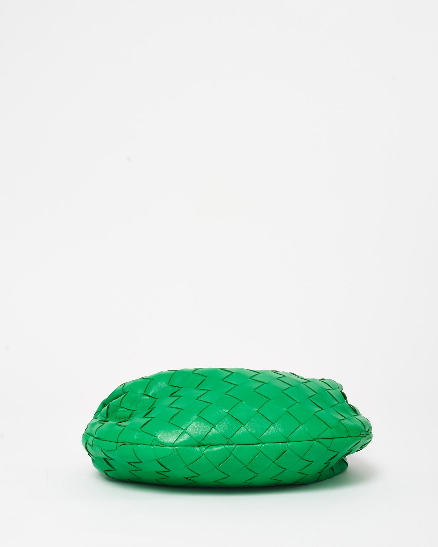 Bottega Veneta Parakeet Green Intrecciato Leather Mini Jodie Bag