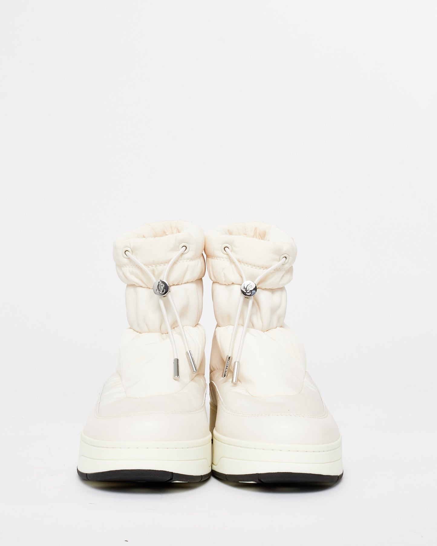 Jimmy Choo White Puffer Winter Boots - 41