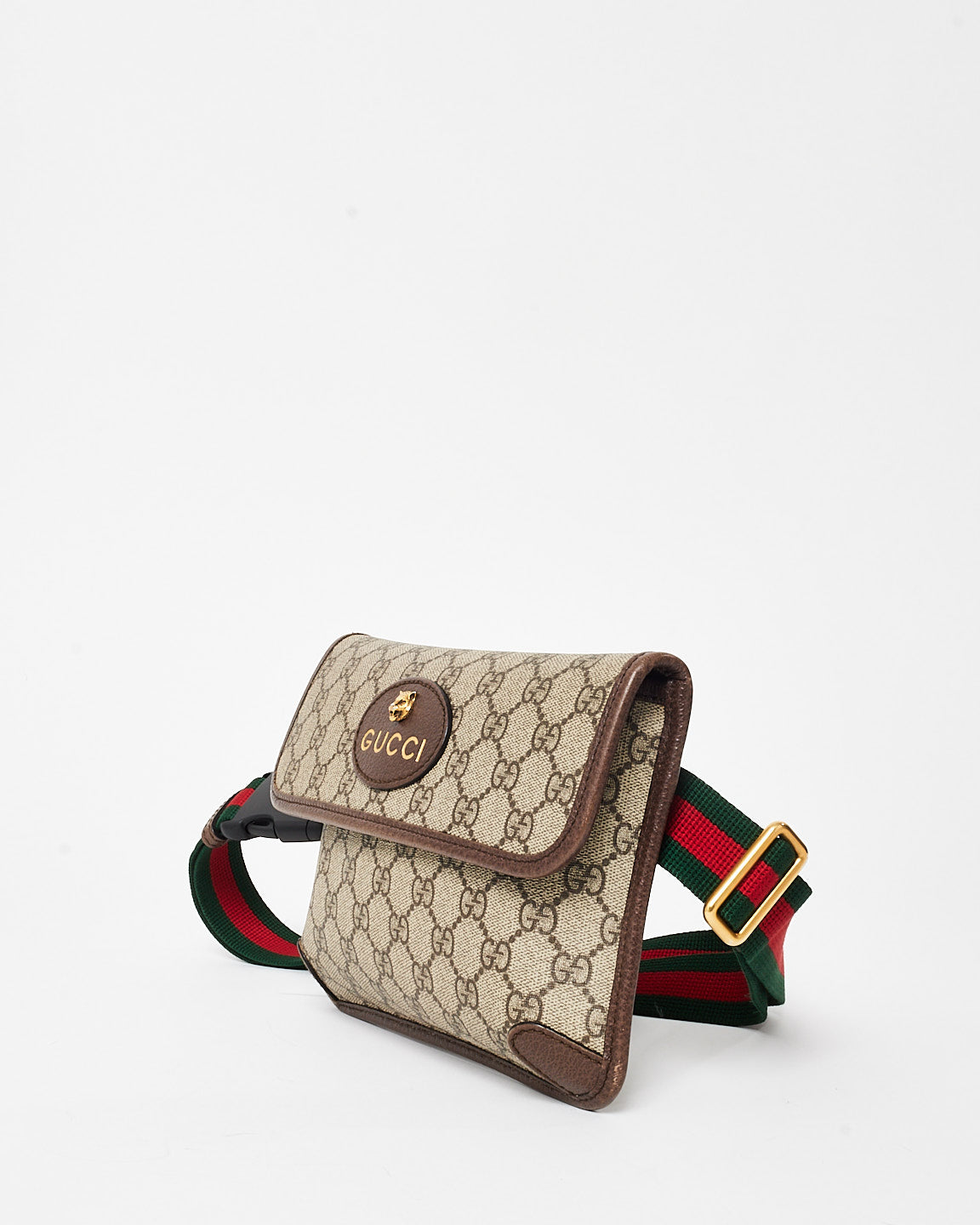 Gucci Monogram Coated Canvas GG Supreme Belt Bag