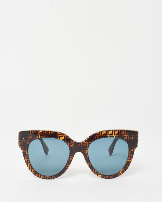 Fendi Monogram Zucca Blue Lens FF0360/G/S Sunglasses