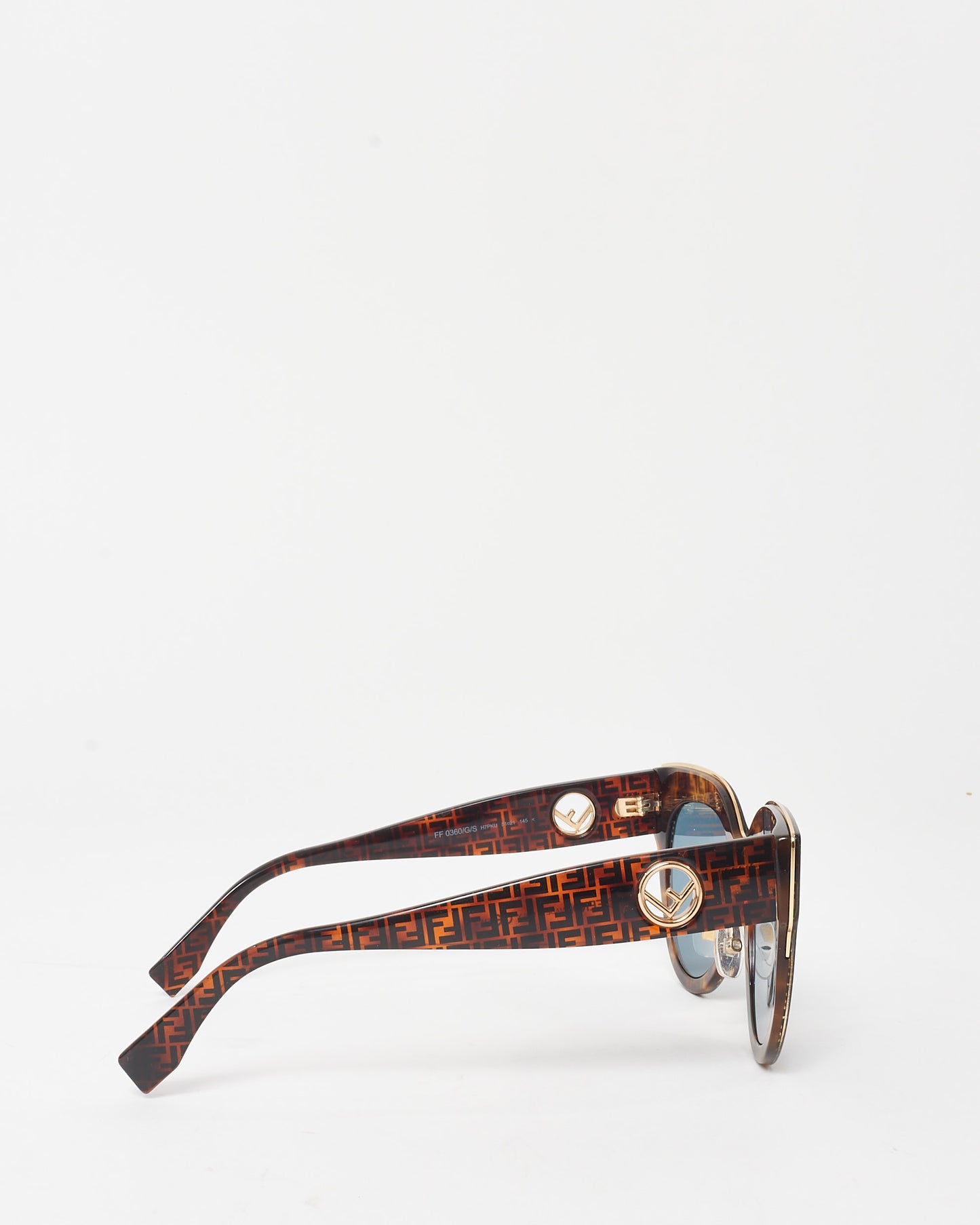 Fendi Monogram Zucca Blue Lens FF0360/G/S Sunglasses