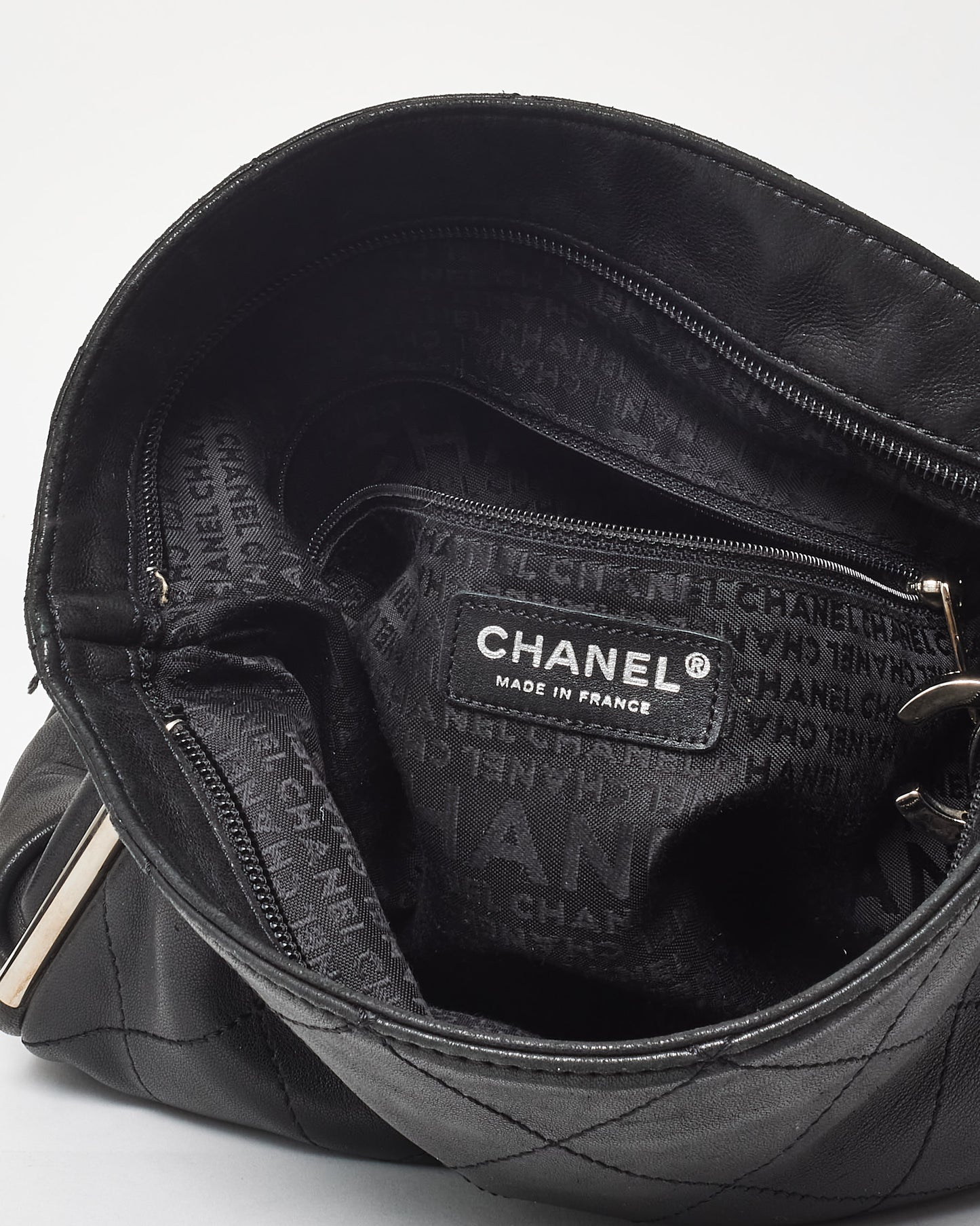 Chanel Black Quilted Lambskin Ultimate Soft Medium Hobo Shoulder Bag