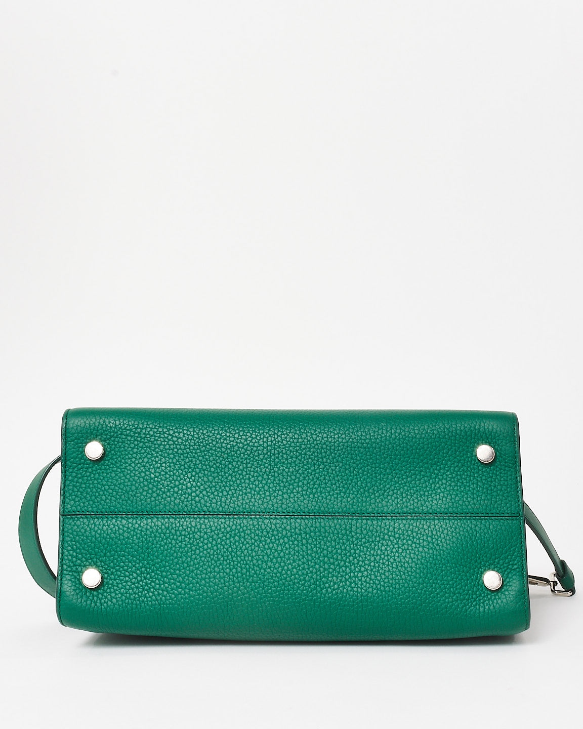 Dior Dark Green Leather Diorever Medium Flap Bag