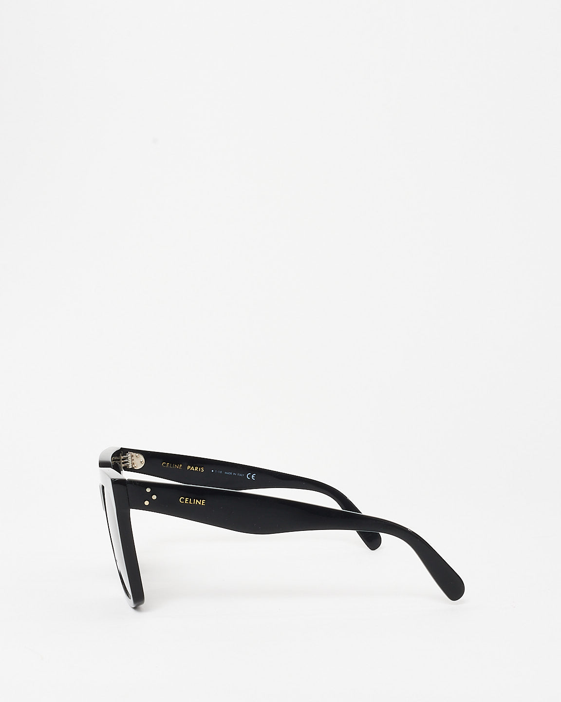 Celine Black Acetate Oversized Square CL4055 Frame Sunglasses