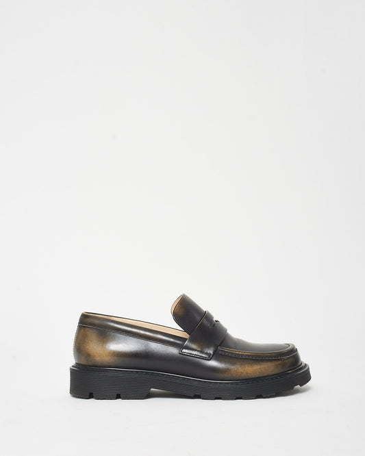 Loewe Brown Leather Blaze Loafer - 36