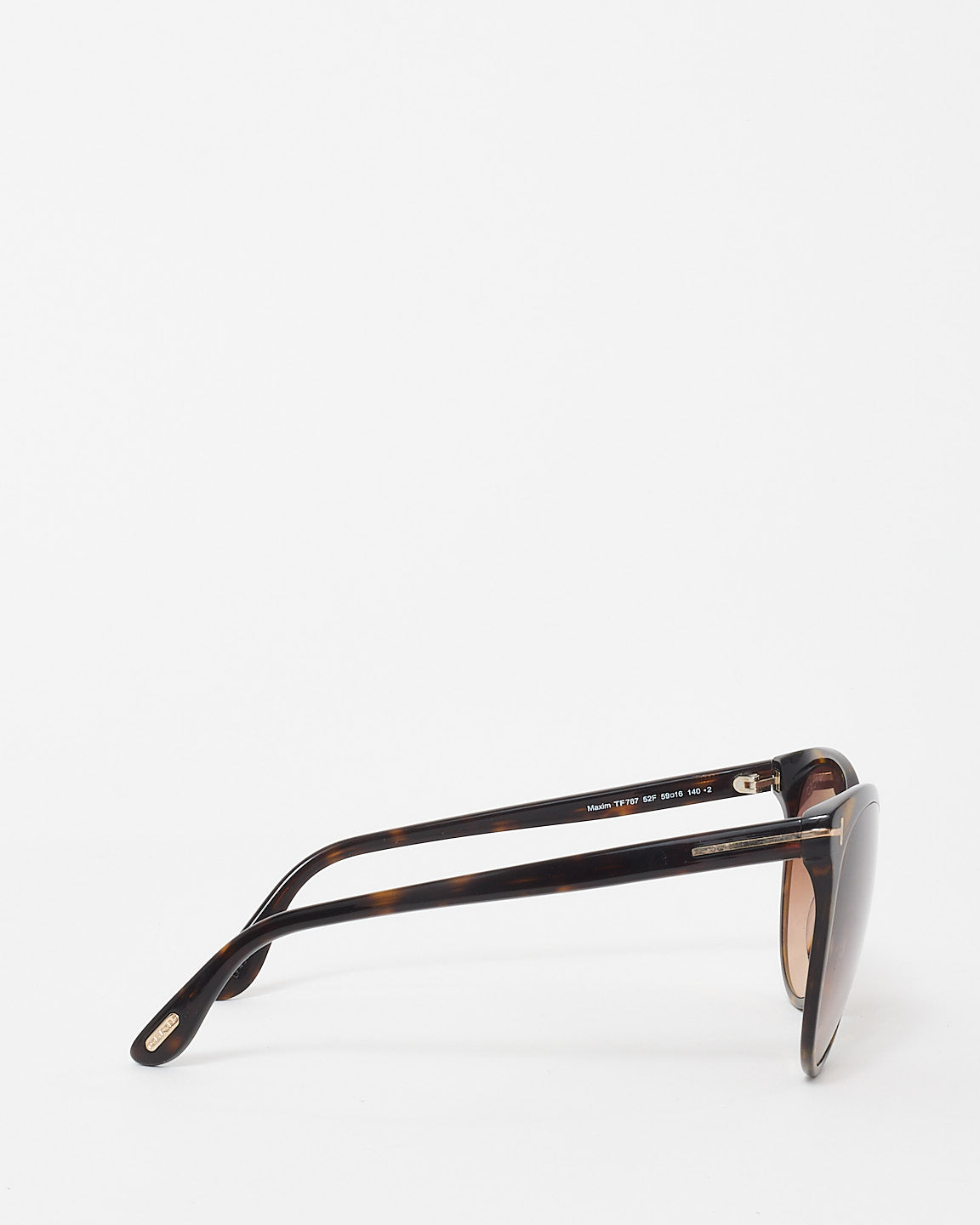 Tom Ford Tortoise Cat Eye Maxim TF787 Sunglasses