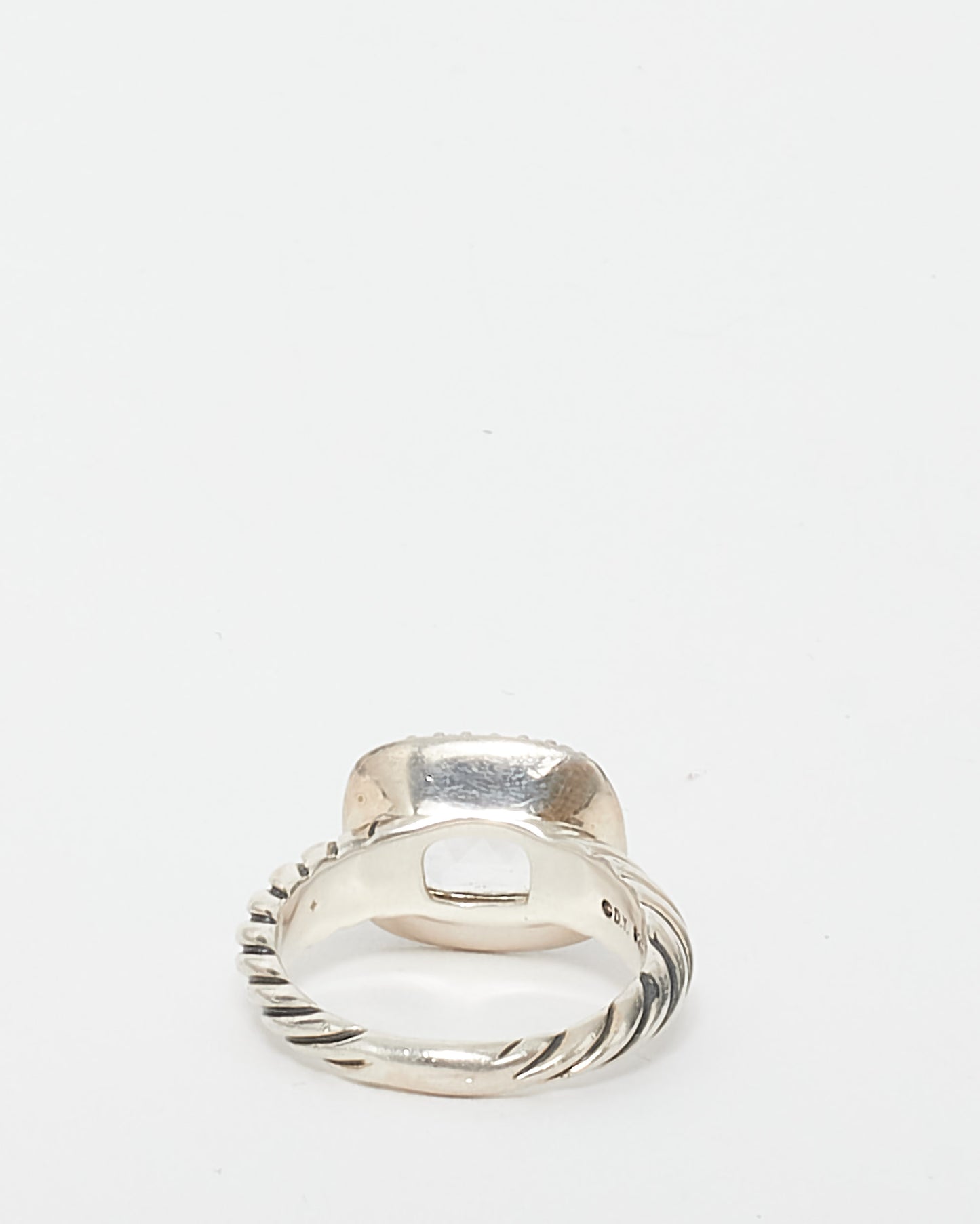 David Yurman Diamond 
Stone Noblesse Cocktail Ring - 5