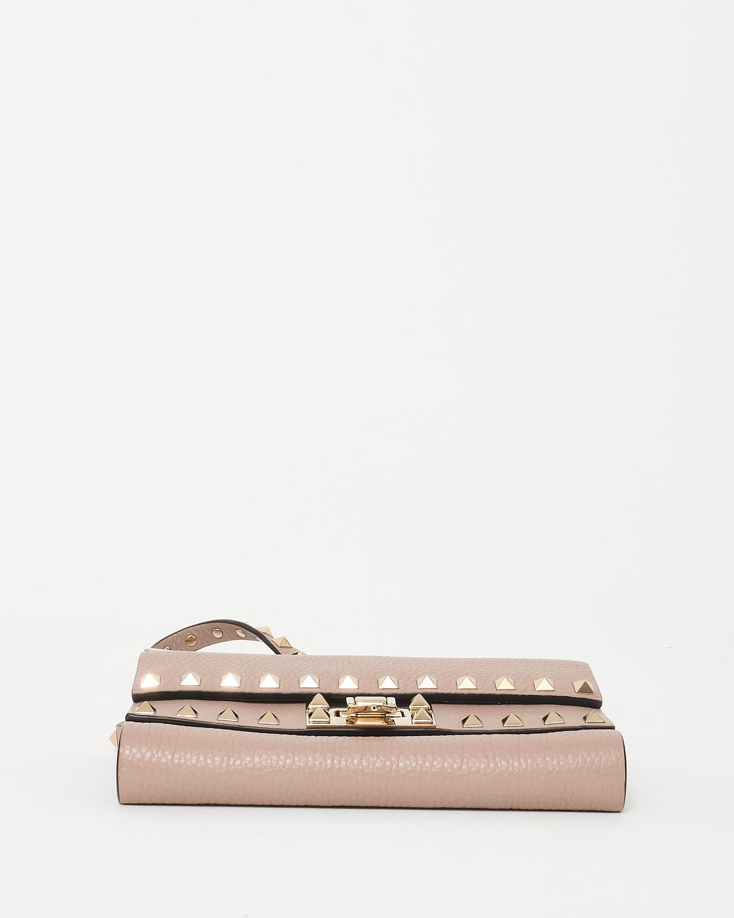 Valentino Blush Leather Rockstud Belt Bag