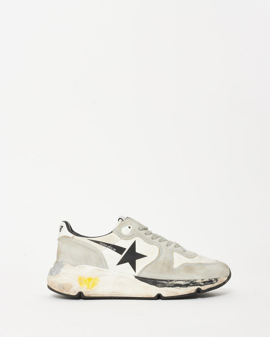 Golden Goose Black Grey 
Yellow Running Sneakers - 37