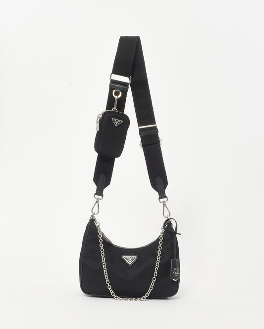 Prada Black Nylon 2005 Re-Nylon Edition Crossbody Bag