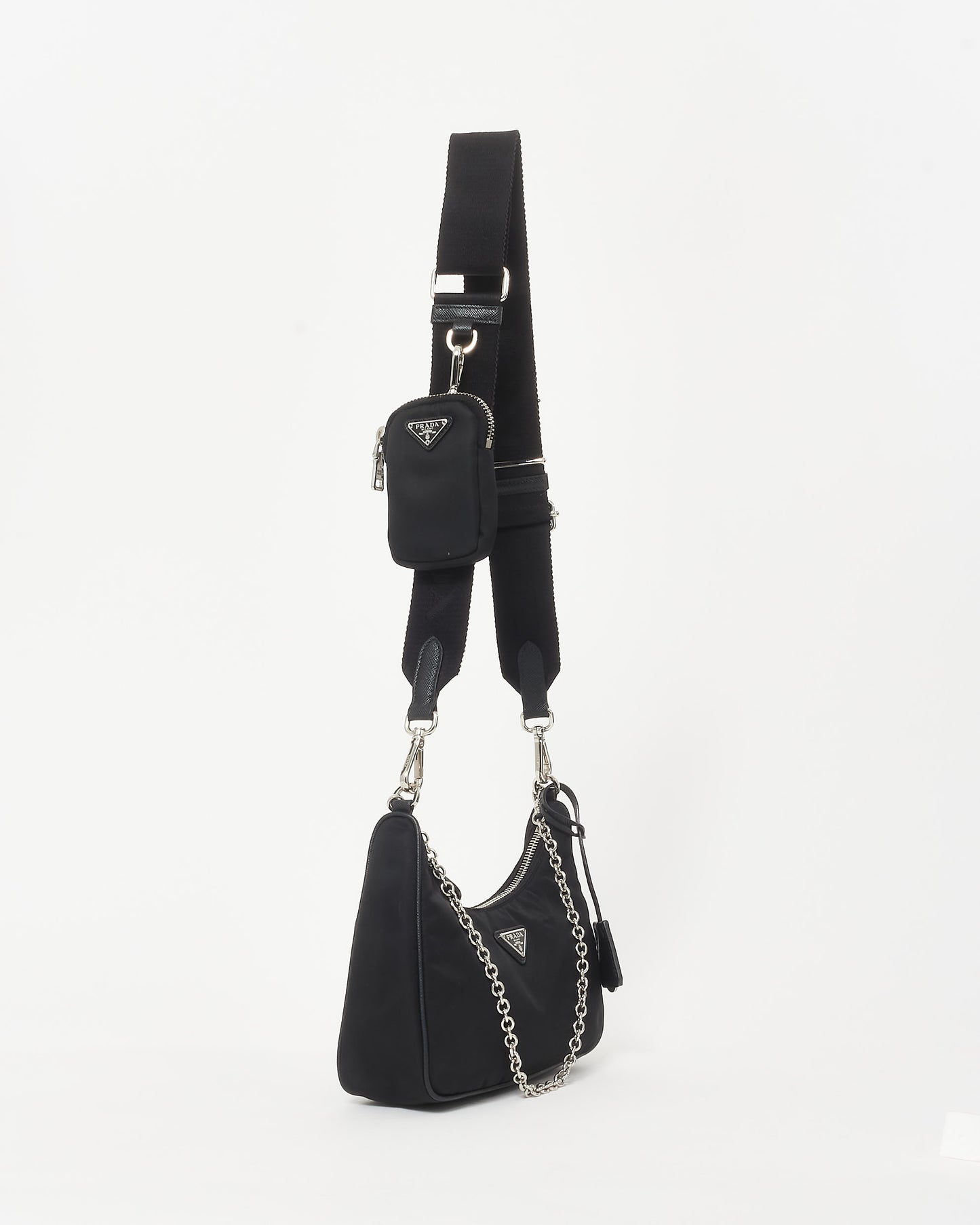 Prada Black Nylon 2005 Re-Nylon Edition Crossbody Bag