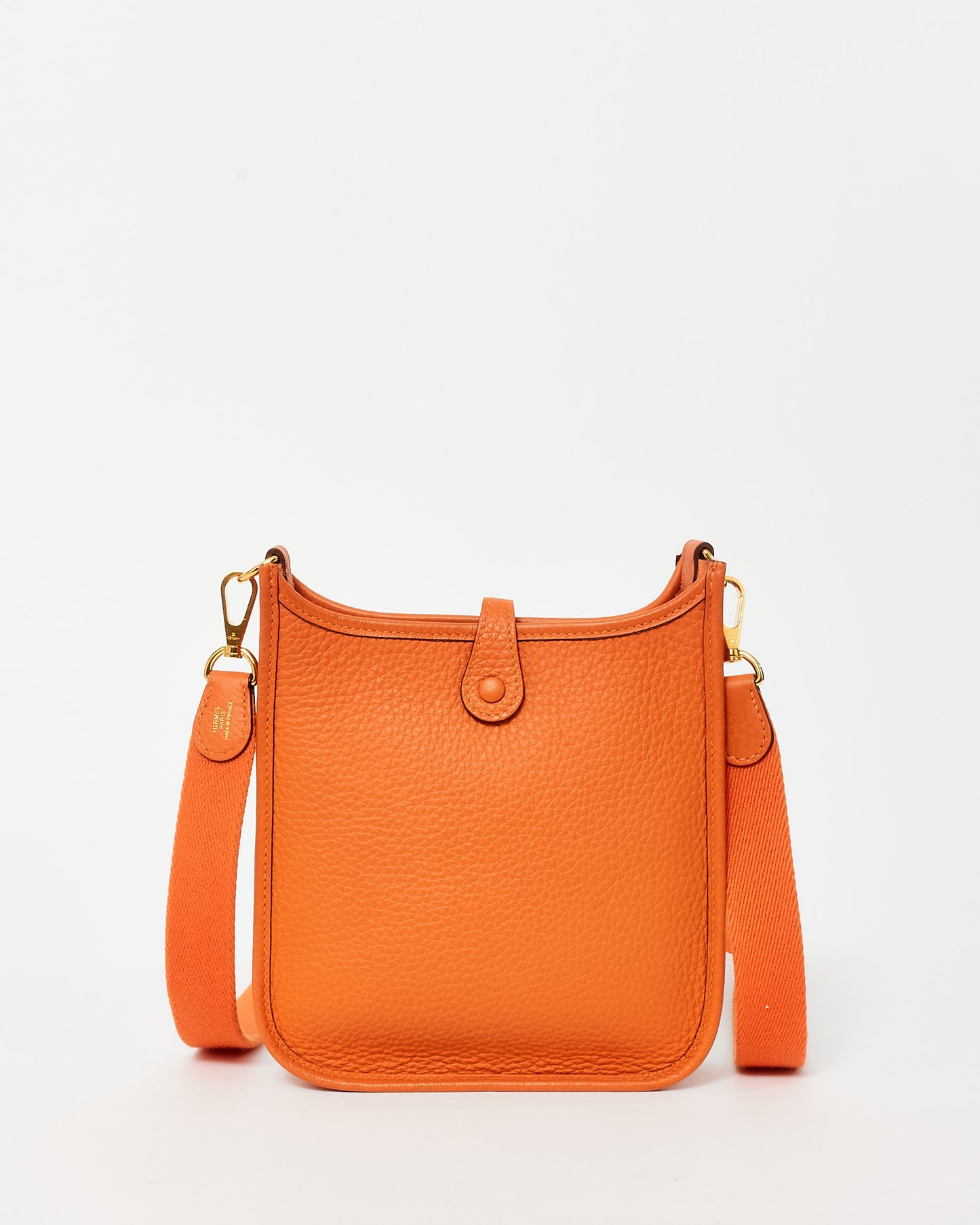 Hermès Orange Leather TPM Evelyne 16