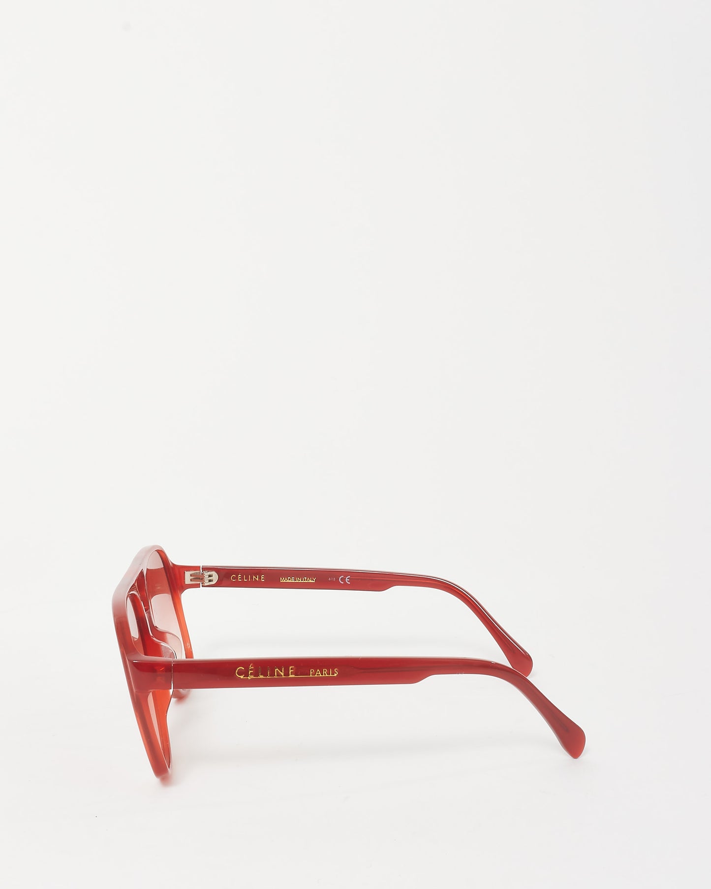 Celine Red Acetate Aviator CL40032U Sunglasses