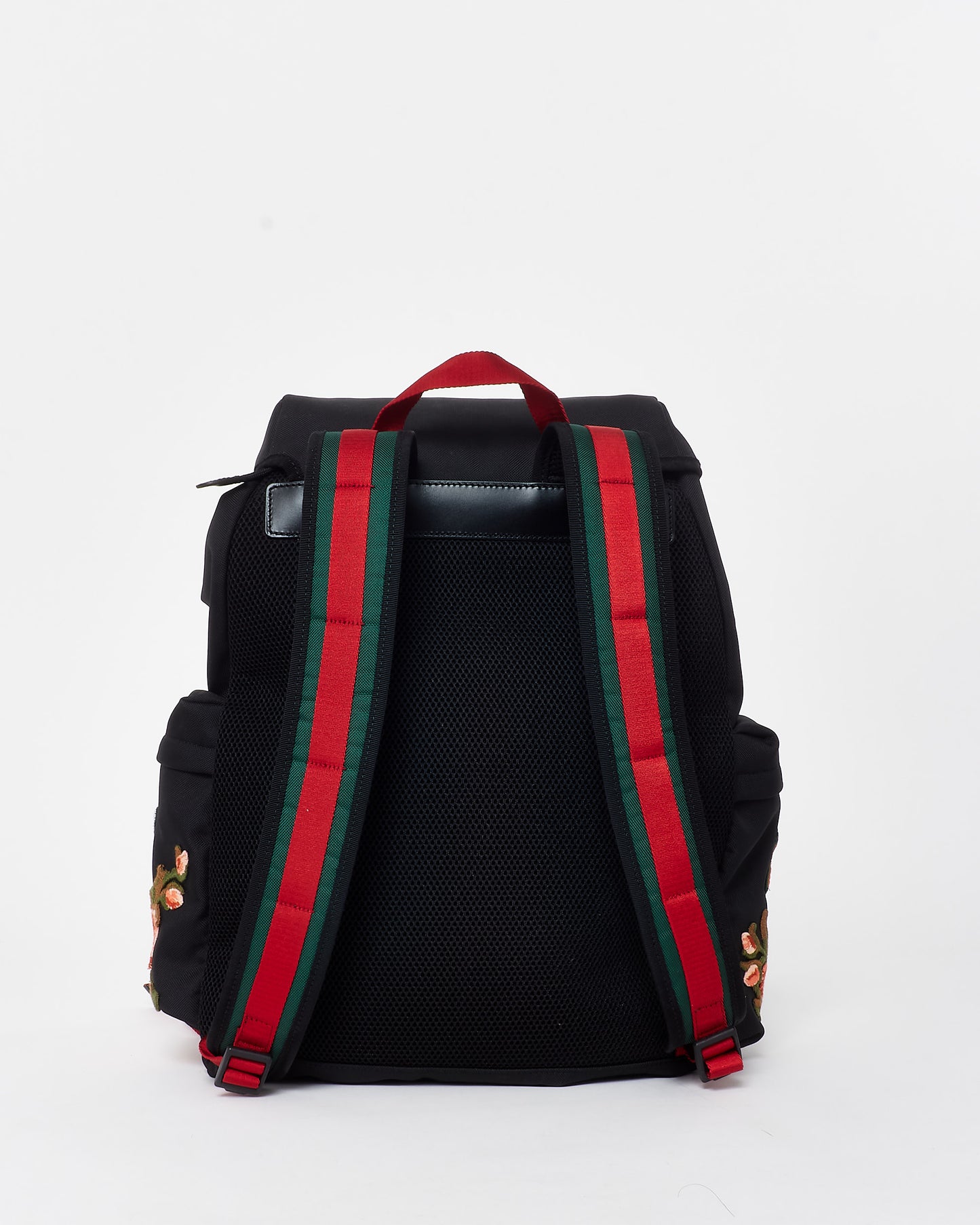 Gucci Black Canvas Embroidered Patch L
Aveugle Par Amour Buckle Backpack