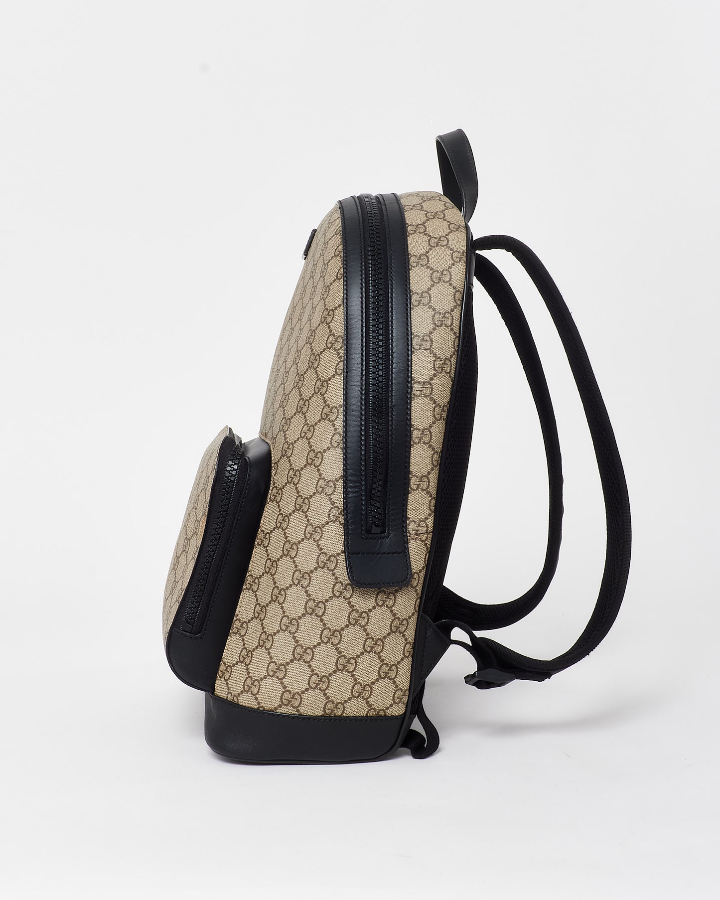 Gucci Monogram Coated GG Supreme Canvas Backpack