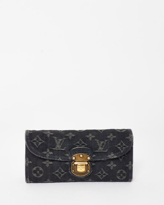 Louis Vuitton Denim Monogram Neo Flap Wallet