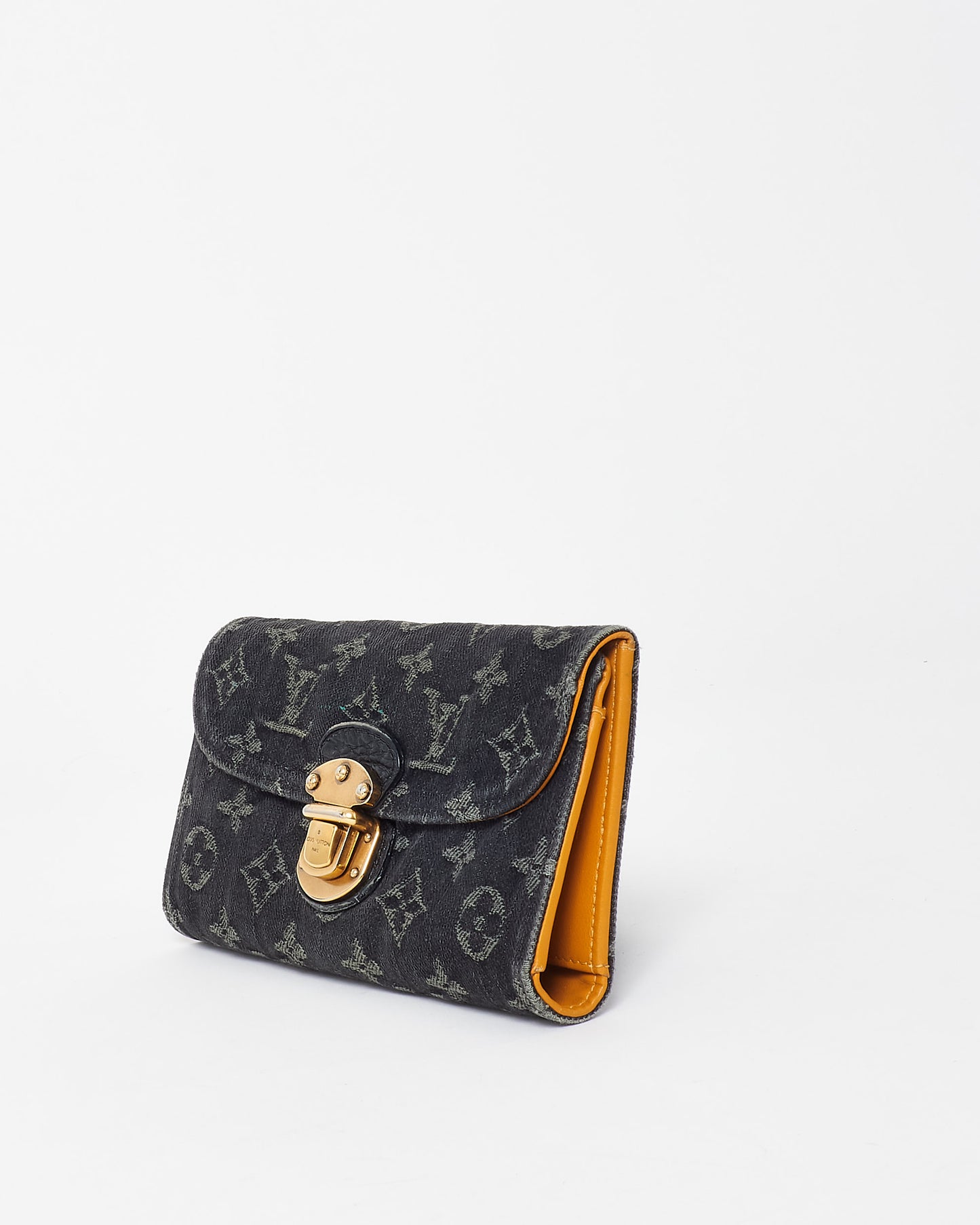 Louis Vuitton Denim Monogram Neo Flap Wallet