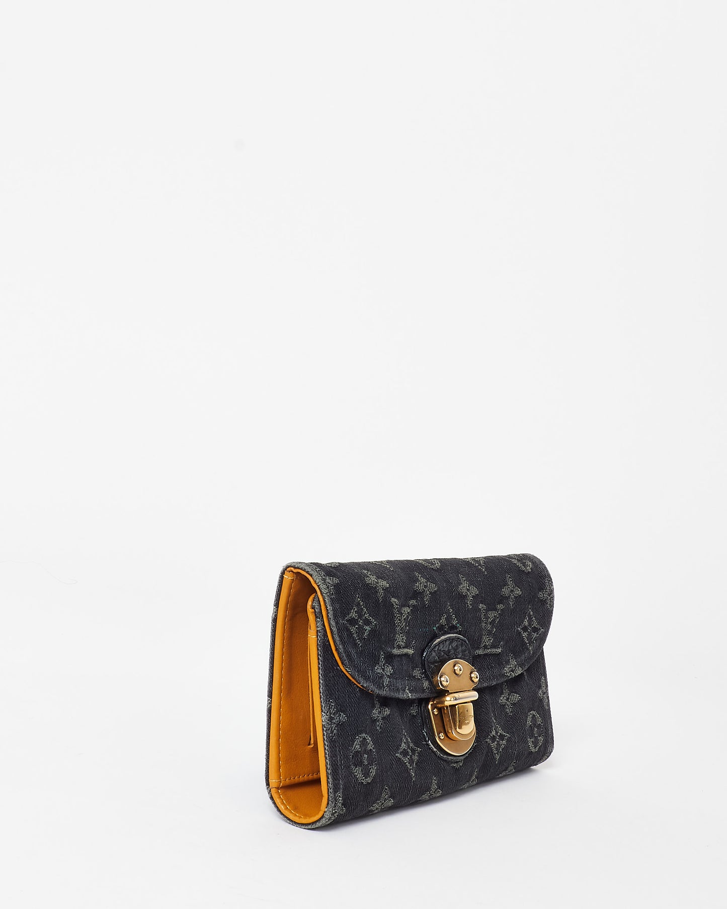 Louis Vuitton Denim Monogram Neo Flap Wallet