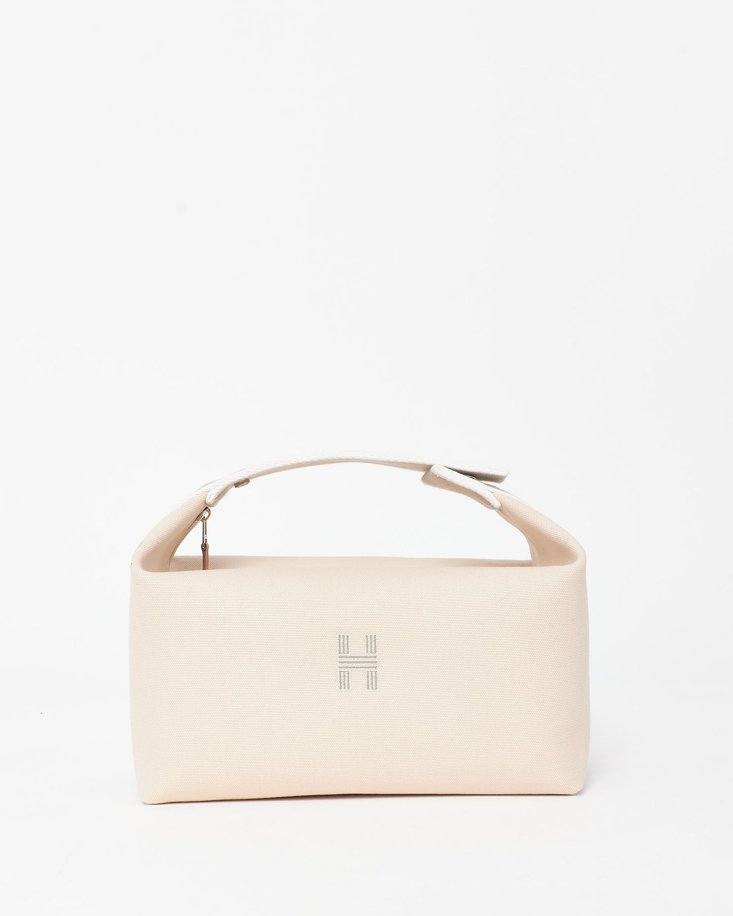 Hermès Beige Canvas Bride À Brac Case