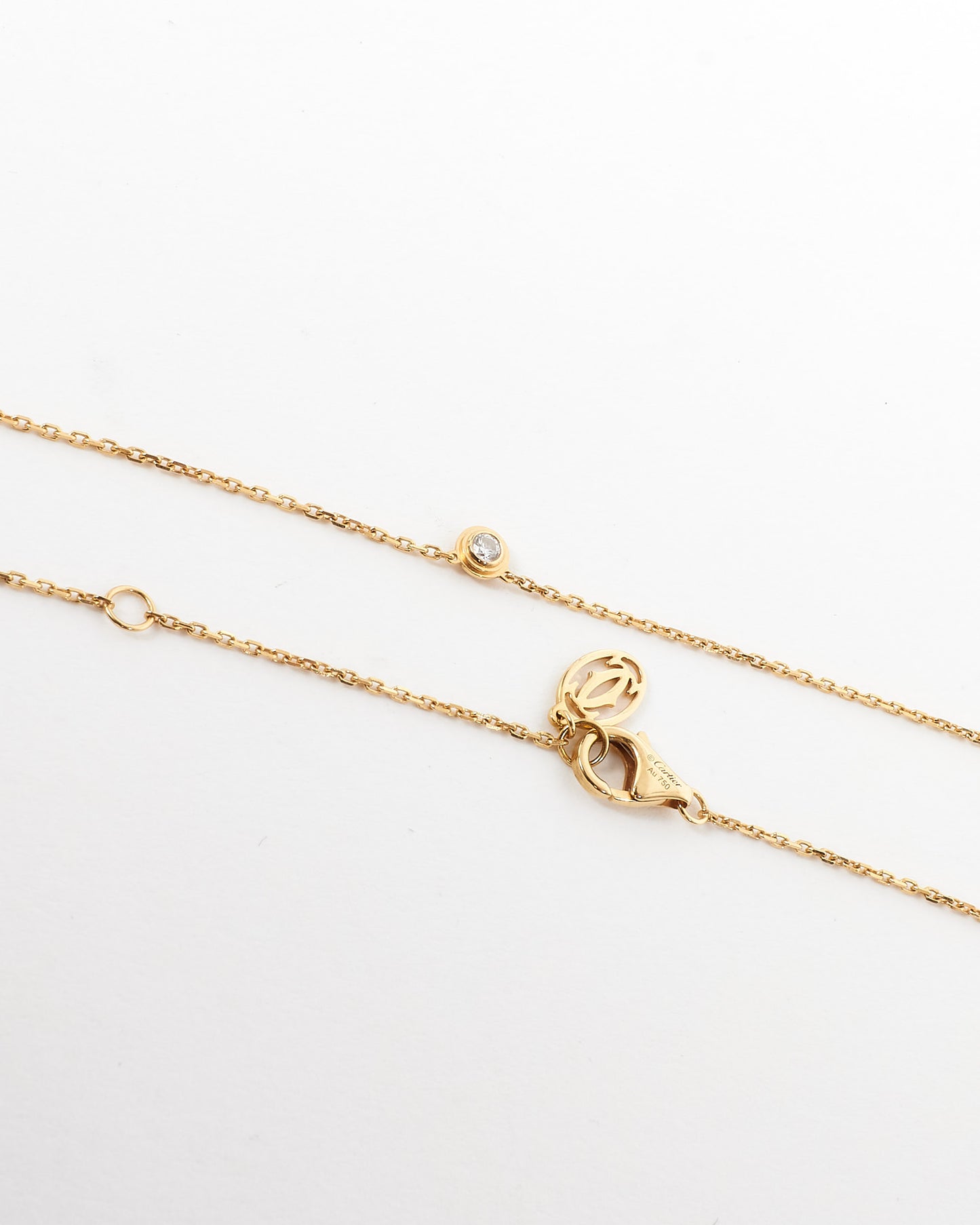 Cartier Yellow Gold 
Diamond Cartier D
Amour Pendant Necklace