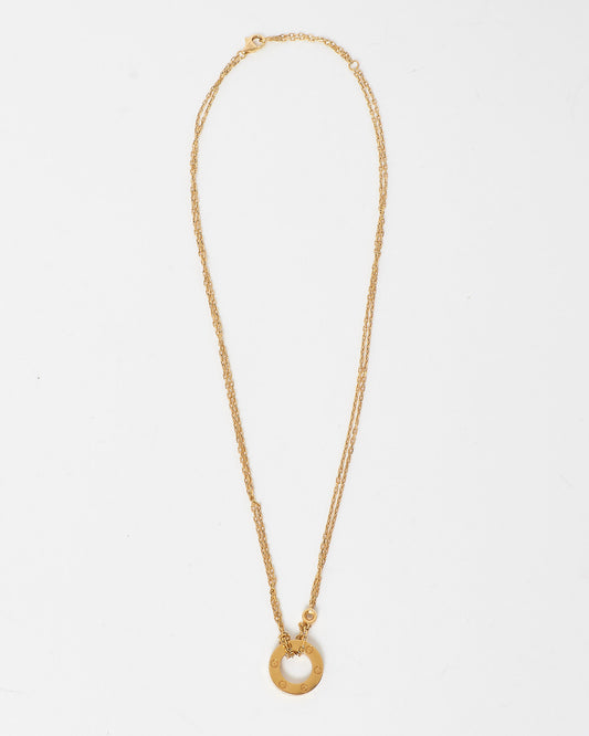 Cartier Yellow Gold 
Diamond Love Necklace