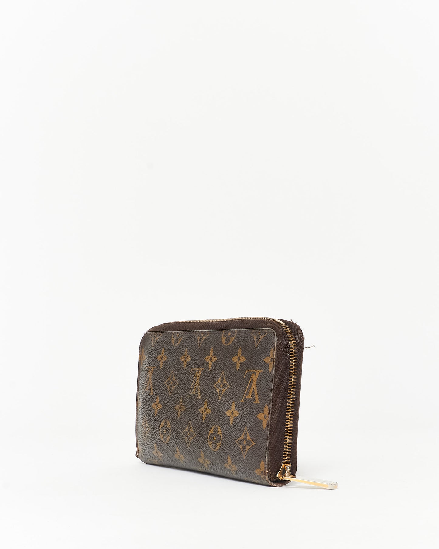 Louis Vuitton Monogram Canvas Zippy Organizer Wallet w/ Initials