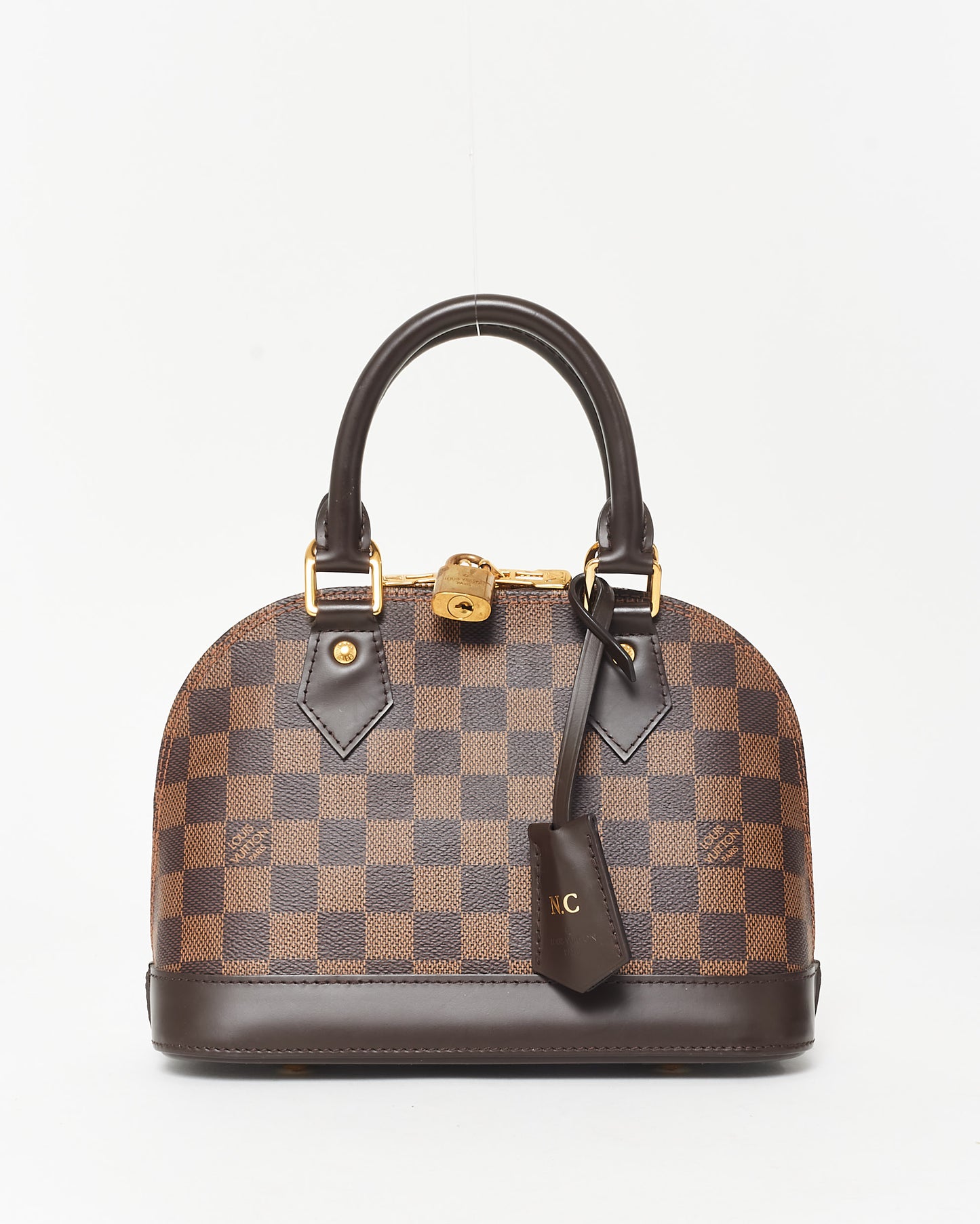 Louis Vuitton Damier Ebene Coated Canvas Alma BB Bag