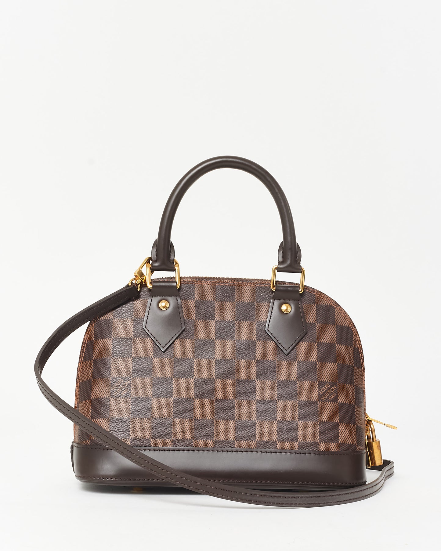 Louis Vuitton Damier Ebene Coated Canvas Alma BB Bag