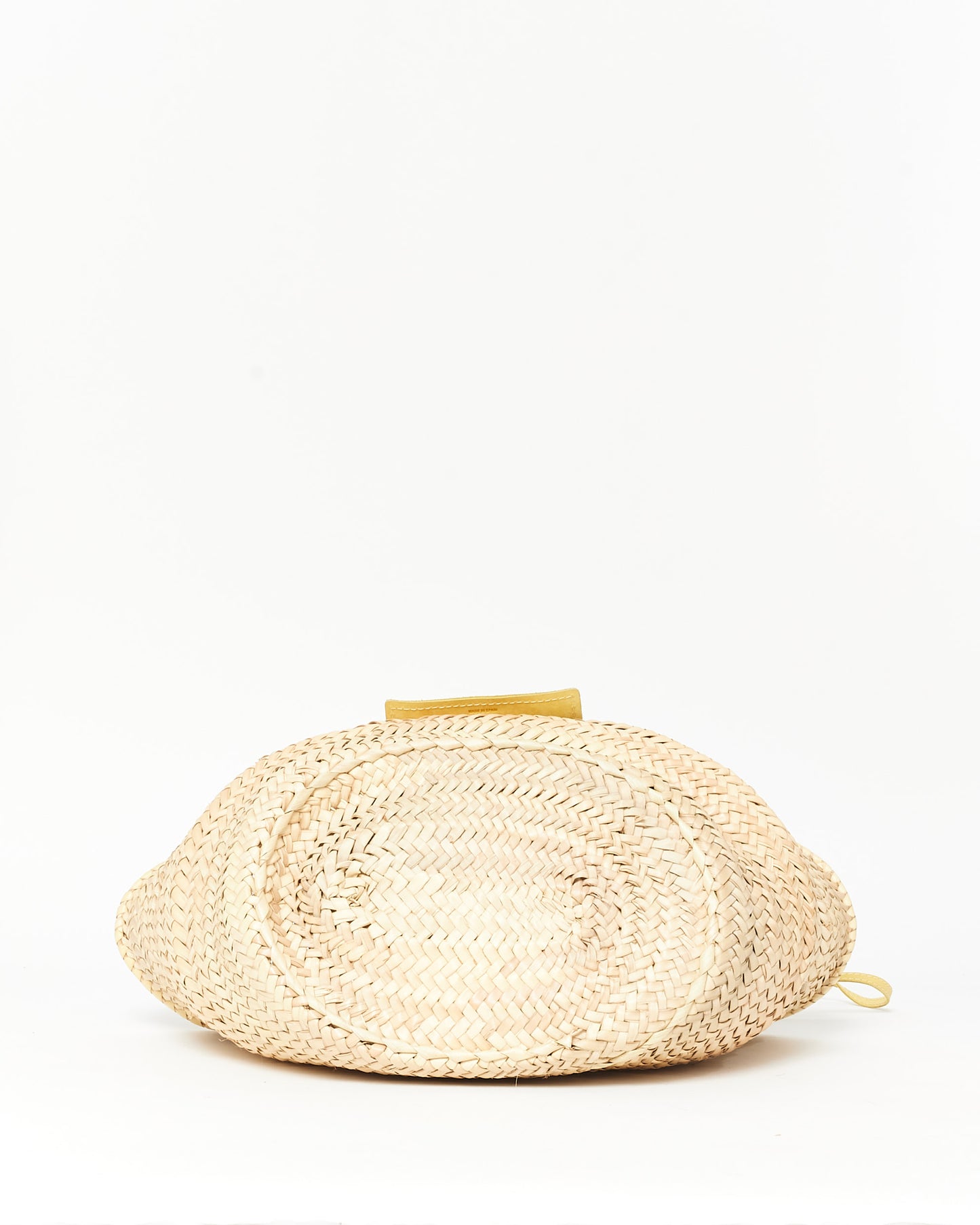 Jacquemus Beige 
Yellow Straw 
Le Panier Soli
 Tote