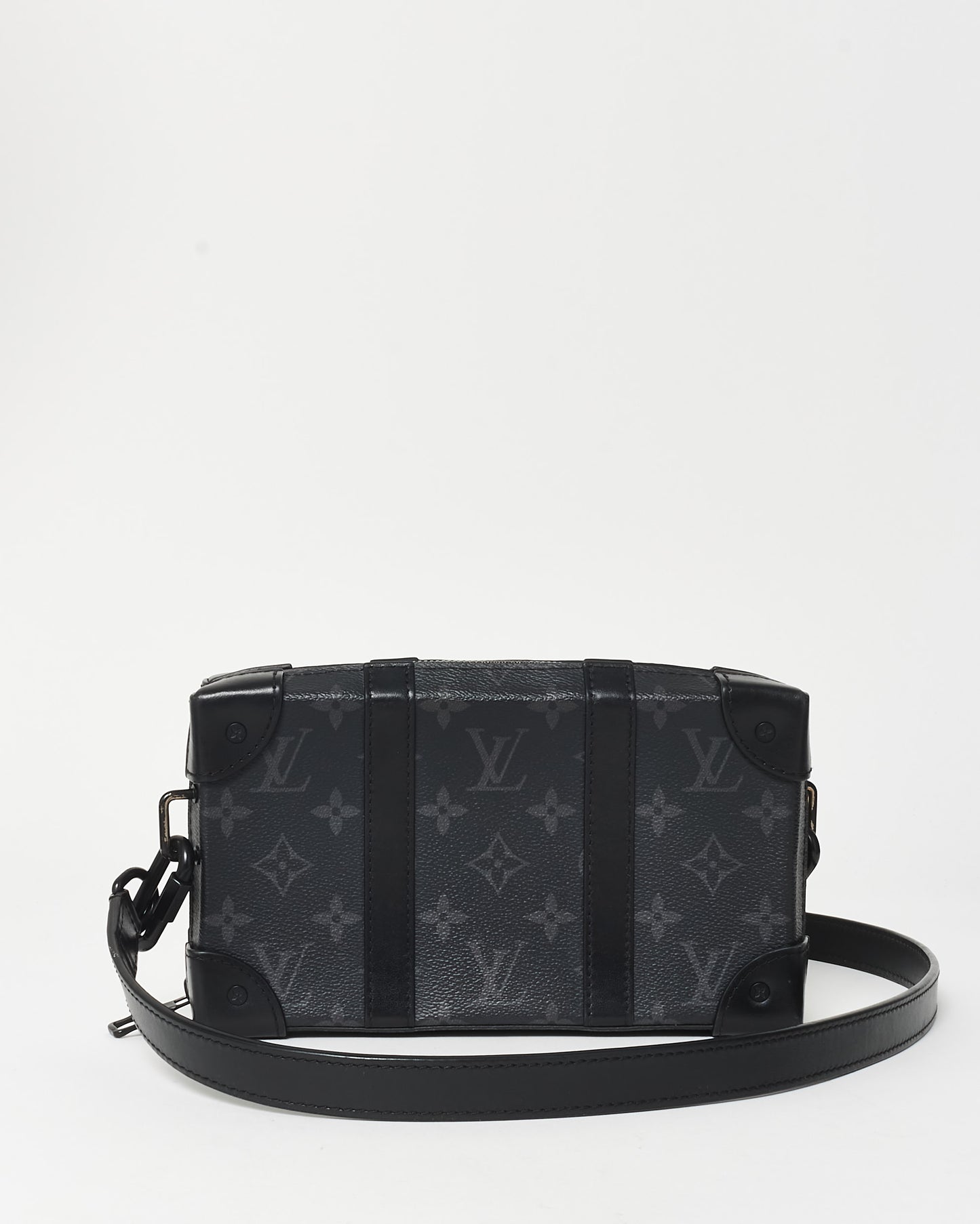 Louis Vuitton Black Monogram Eclipse Soft Trunk Wallet Bag