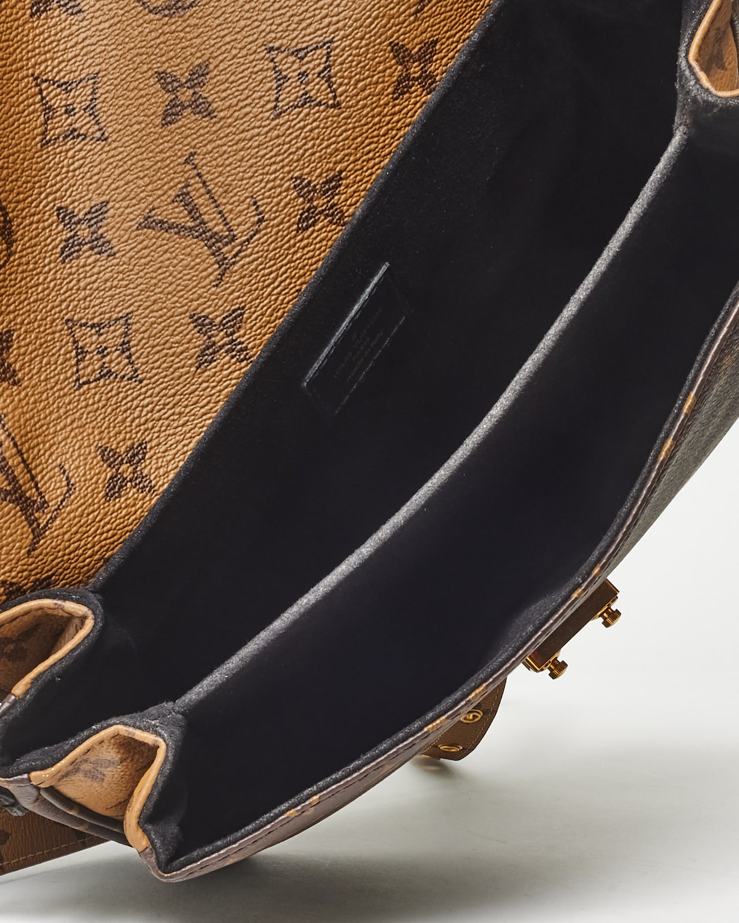 Louis Vuitton Reverse Monogram Coated Canvas Pochette Metis