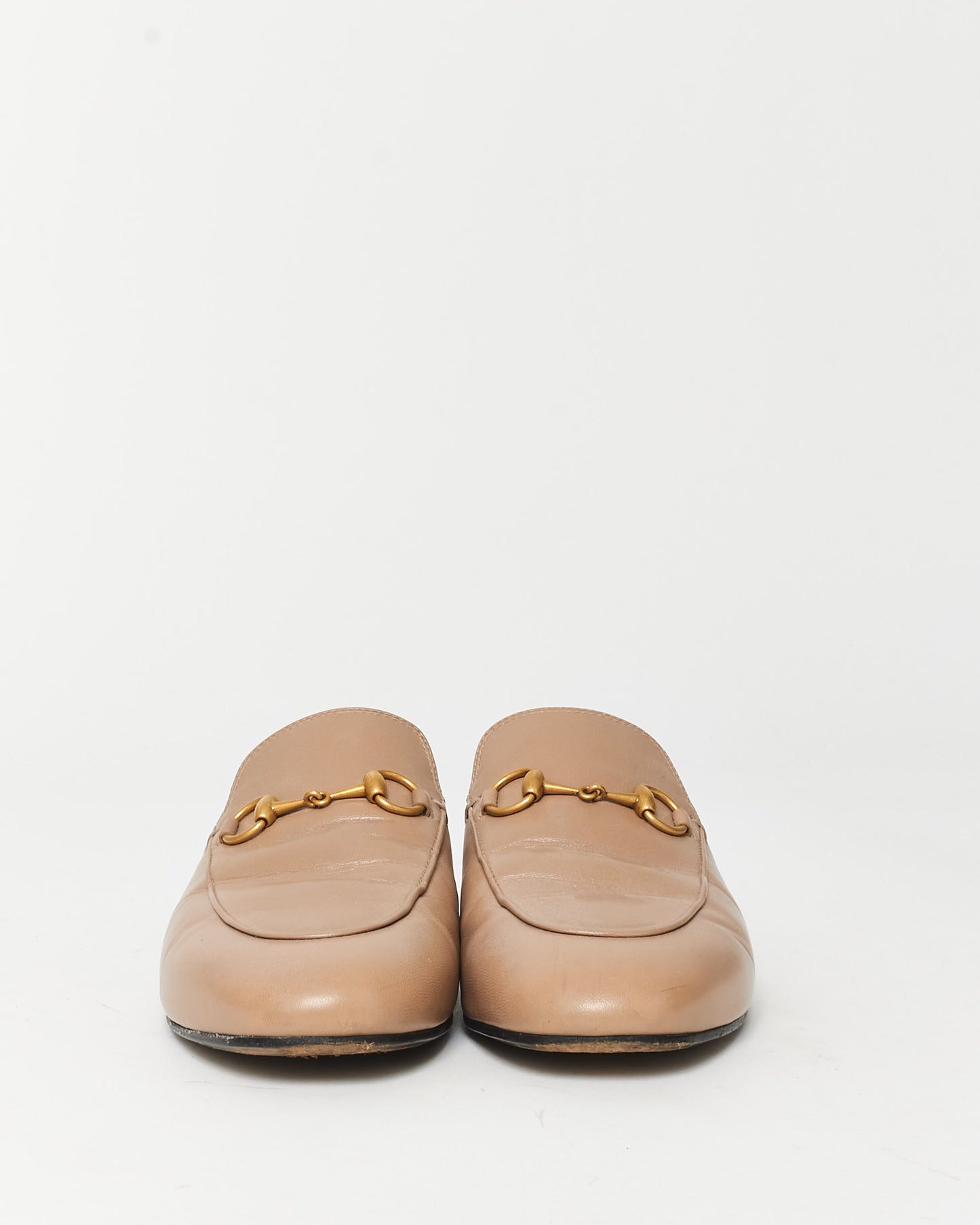 Gucci Beige Leather Princeton Loafer - 37