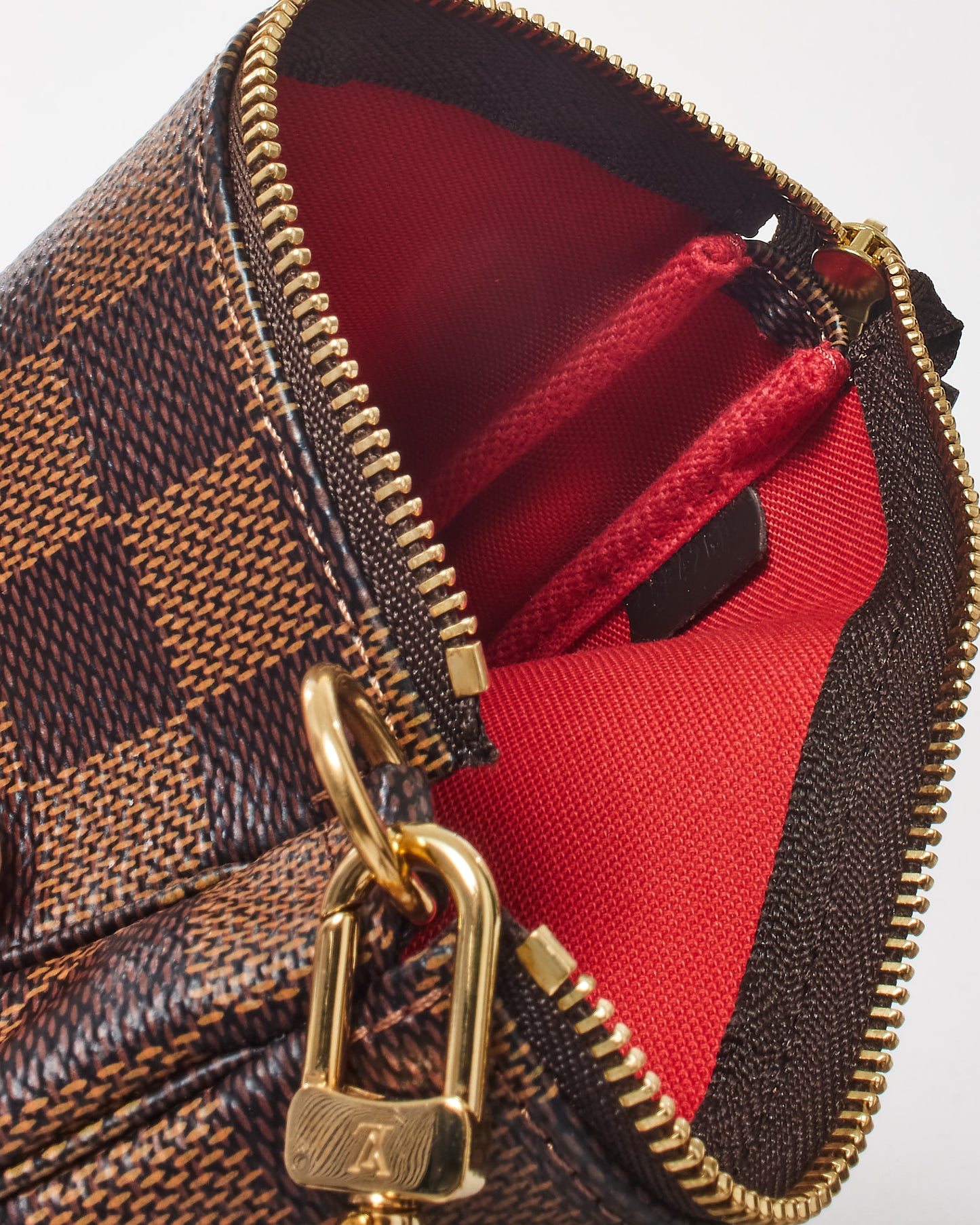 Louis Vuitton Damier Ebene Coated Canvas Mini Pochette Accessoires