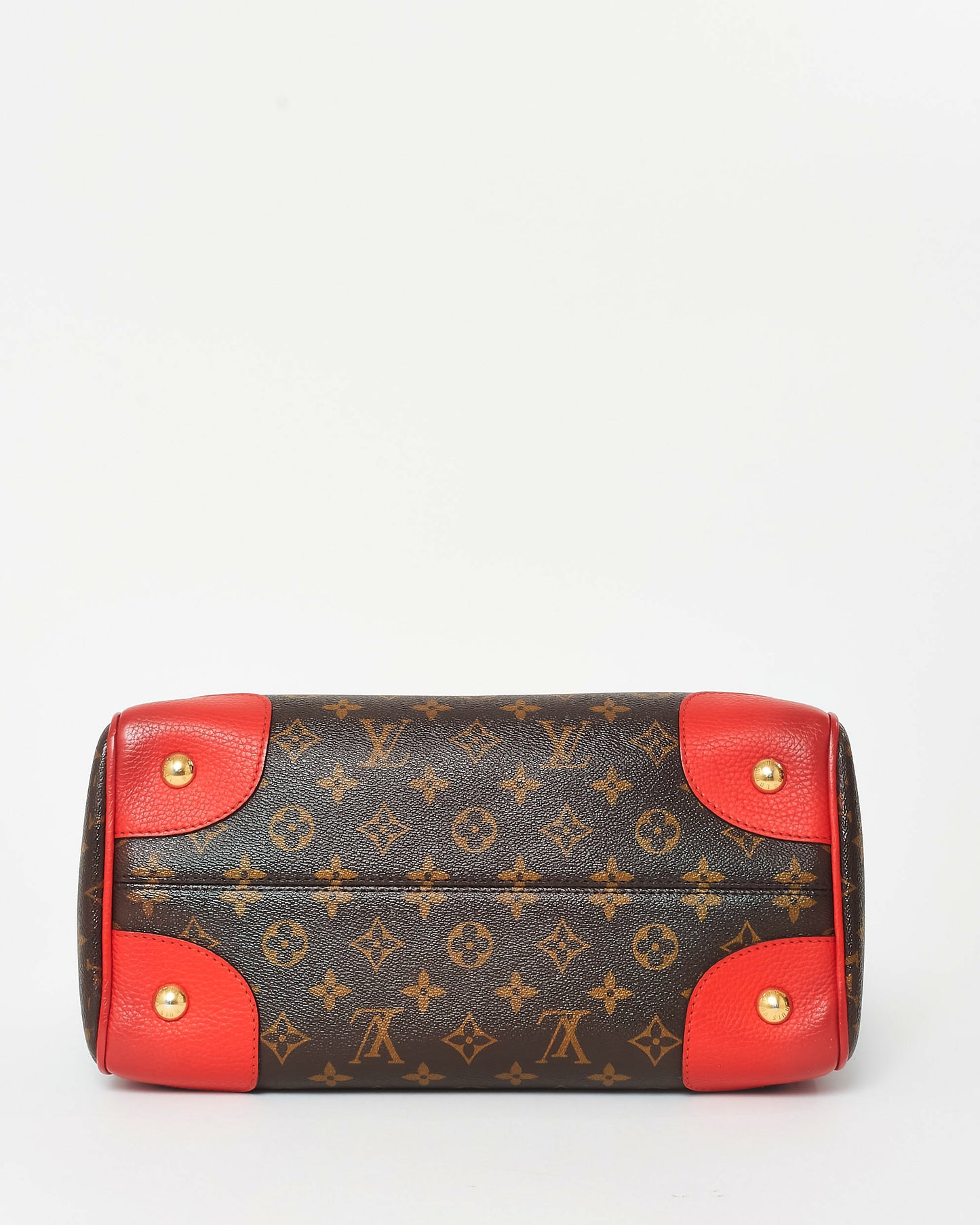 Louis Vuitton Monogram Coated Canvas 
Red Retiro NM Bag