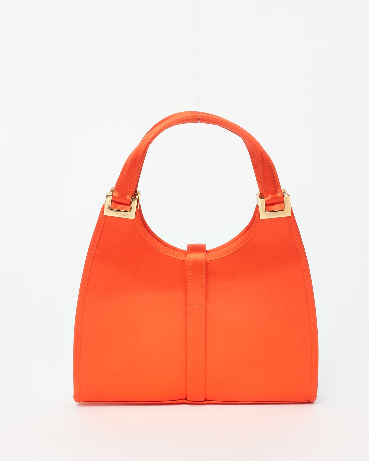 Gucci Vintage Orange Satin Mini Jackie Style Bag