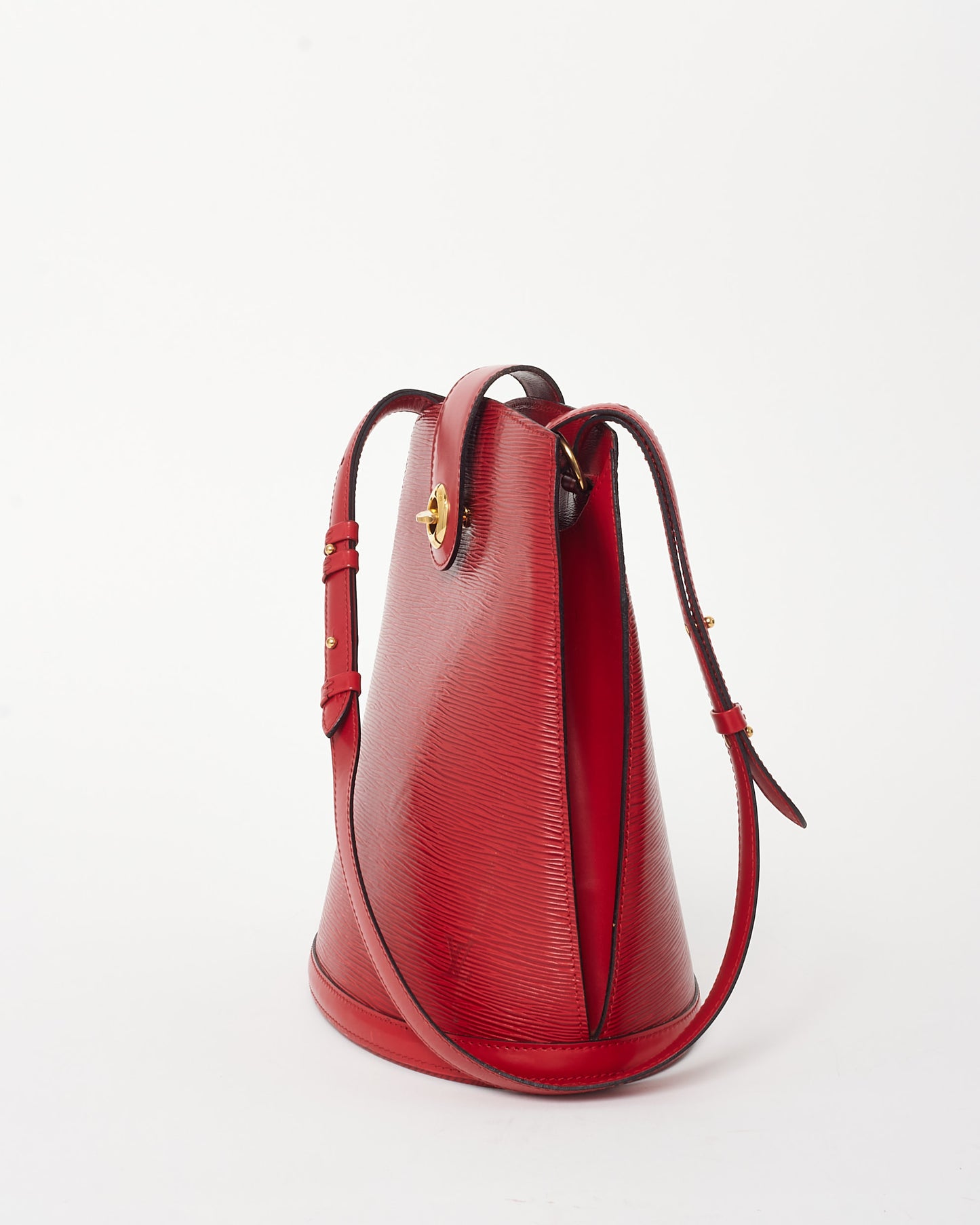 Louis Vuitton Red Epi Leather Cluny Crossbody Bag