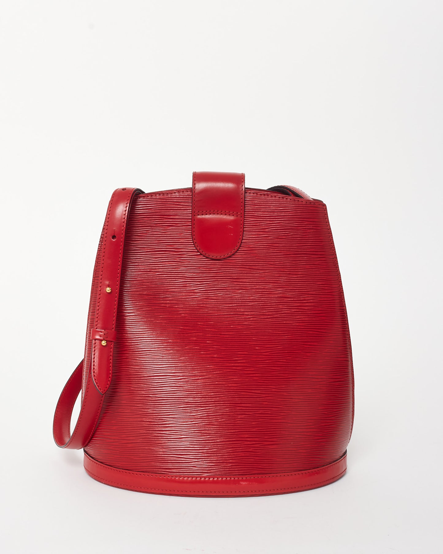 Louis Vuitton Red Epi Leather Cluny Crossbody Bag