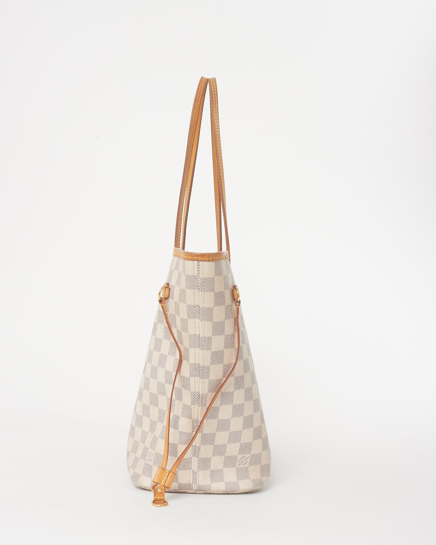 Louis Vuitton Damier Azur Coated Canvas Neverfull MM Bag