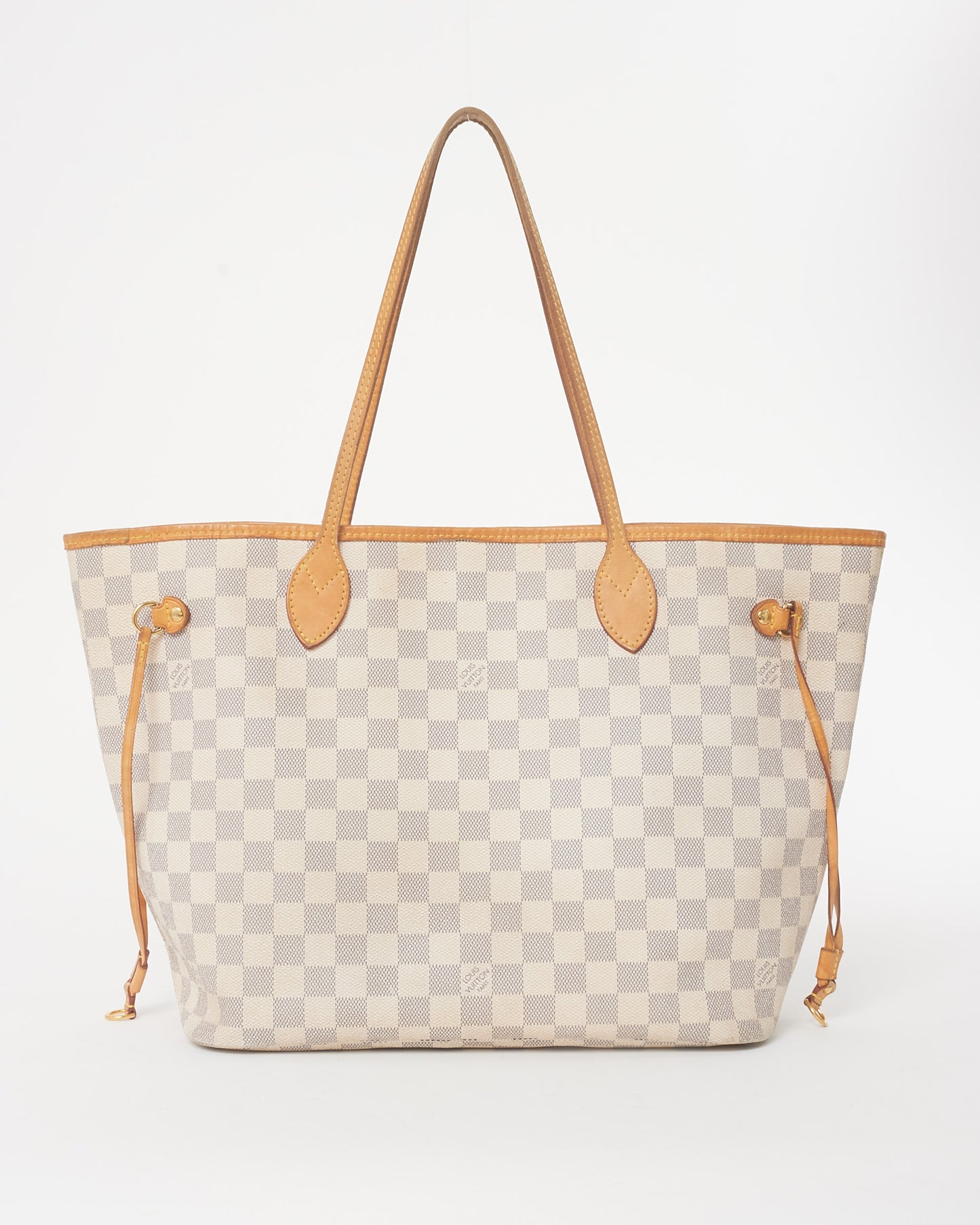 Louis Vuitton Damier Azur Coated Canvas Neverfull MM Bag