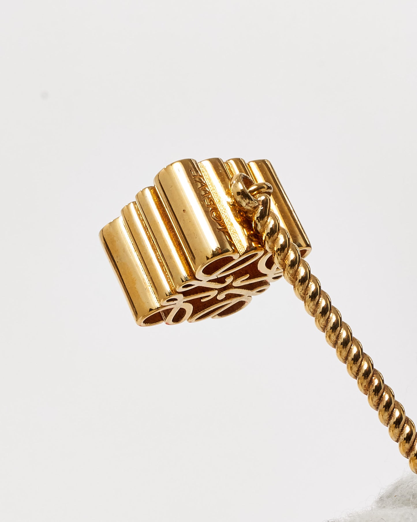 Loewe Gold-Plated Anagram Dangle Earrings