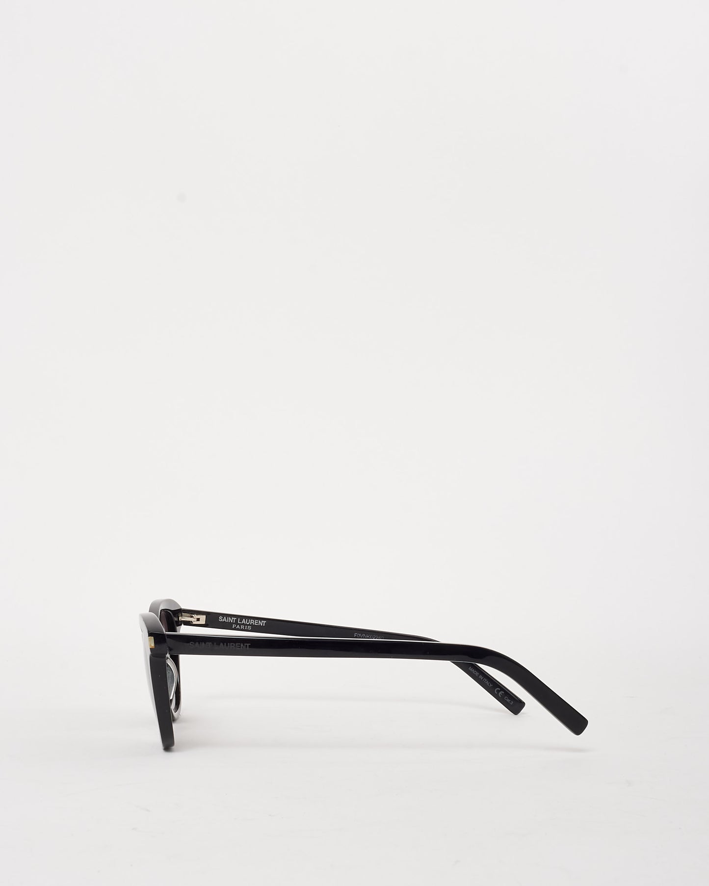 Saint Laurent Black Acetate SL 356 Wayfarer Sunglasses