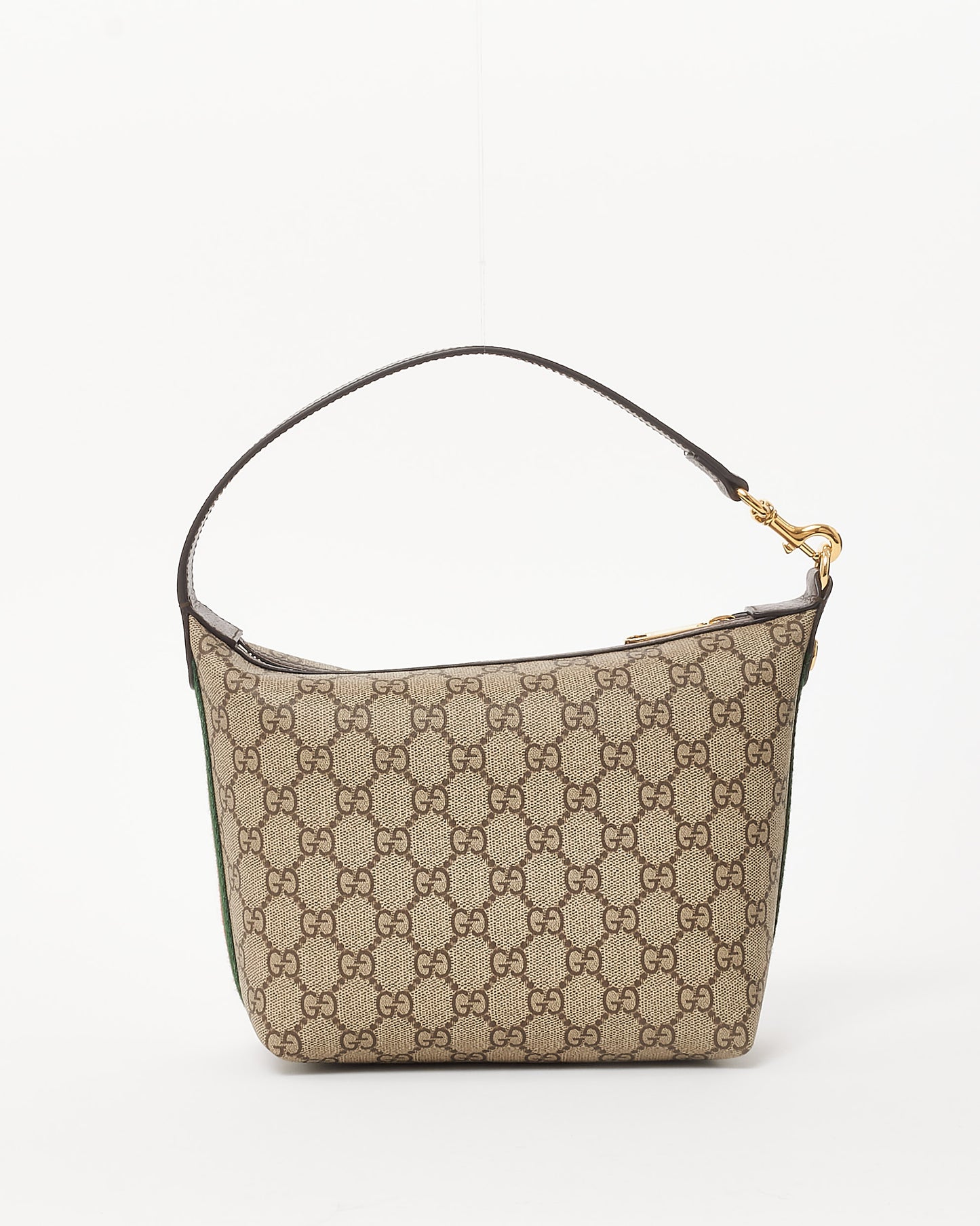 Gucci Beige and Ebony GG Supreme Coated Canvas Ophidia Super Mini Shoulder Bag