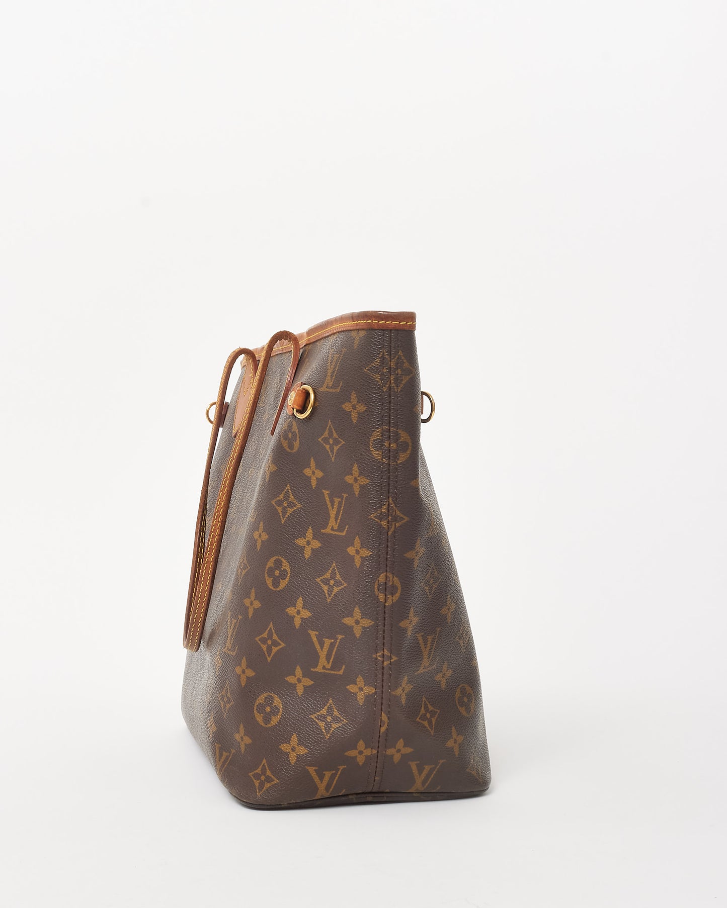 Louis Vuitton Monogram Coated Canvas Neverfull MM - No Pouch