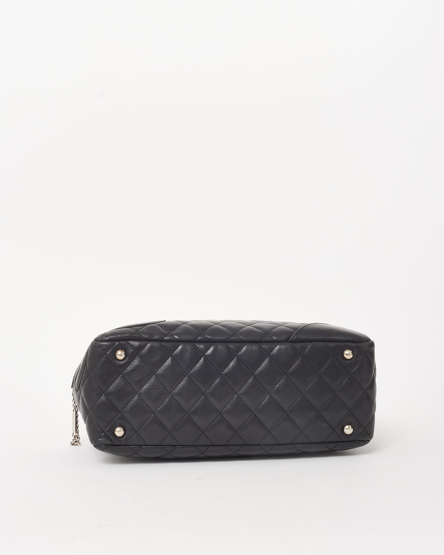 Chanel Black Quilted Leather Rectangular Large Cambon Bag